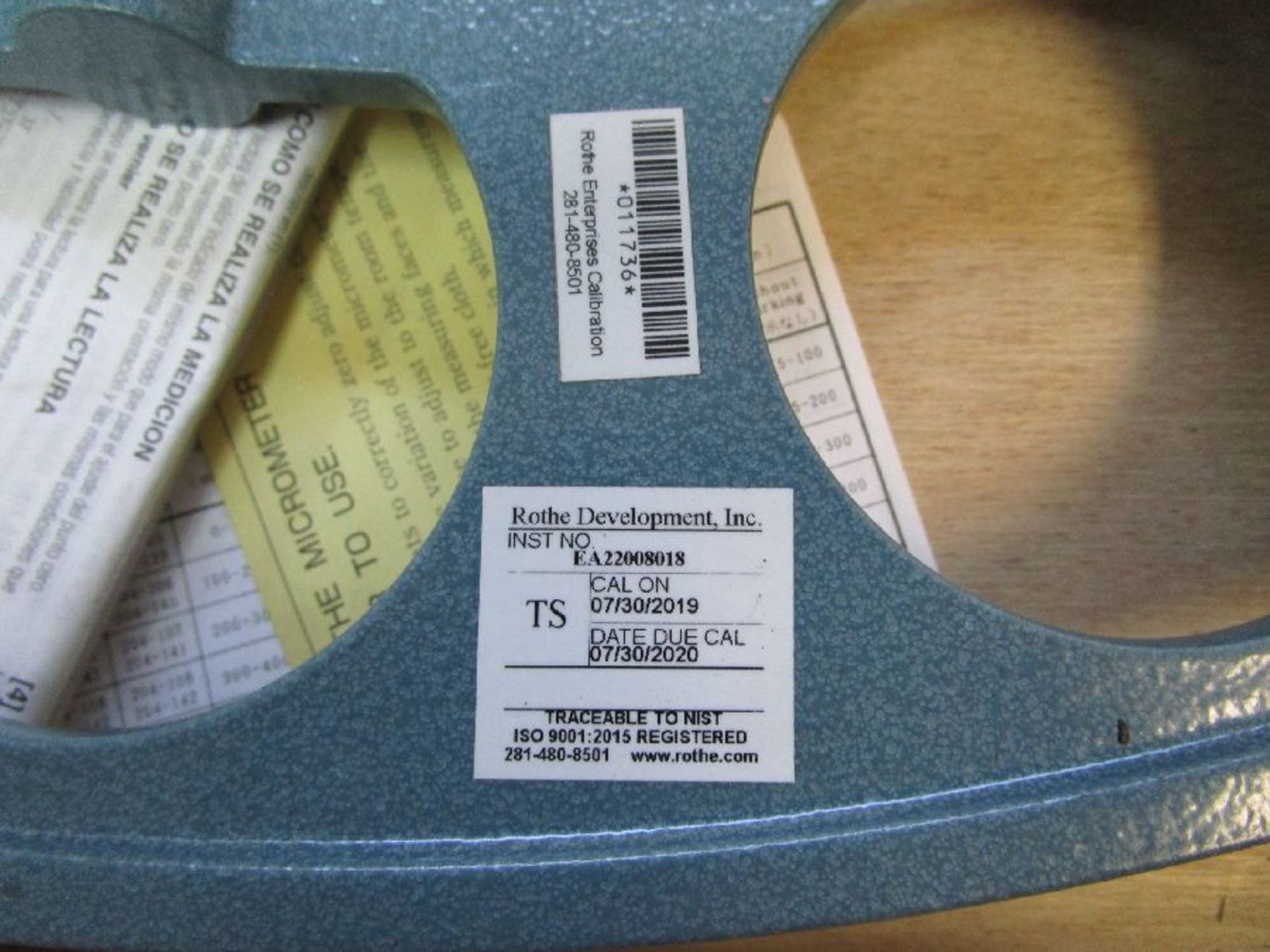 Mitutoyo Model 104-202 18""-24"" Outside Micrometer - Image 4 of 7