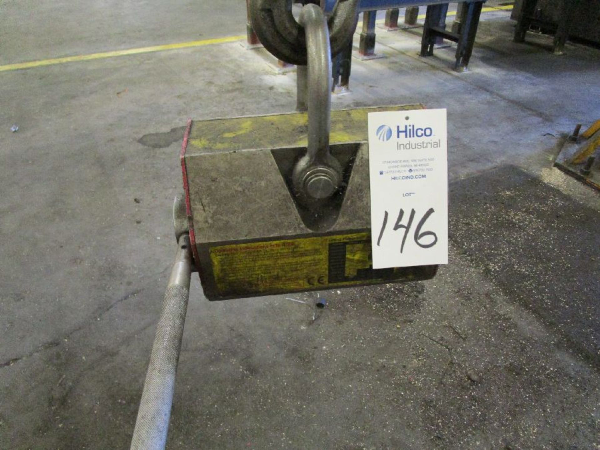 Tecniks Model ELM 1000 2,200 lbs Lift Magnet