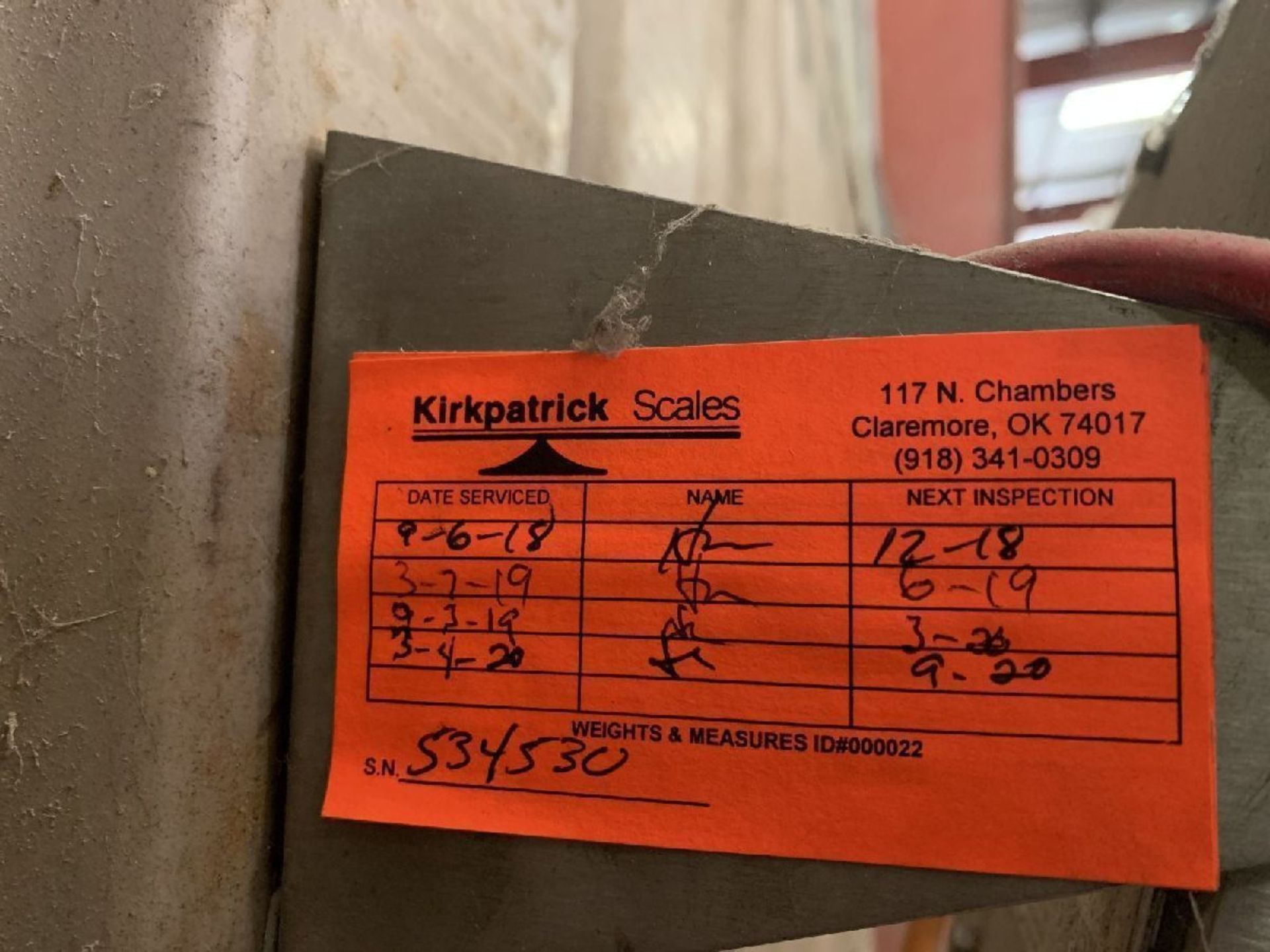 GSE Model 350 10,000-LB Approx. 4'x6' steel scale Scale - Image 4 of 4