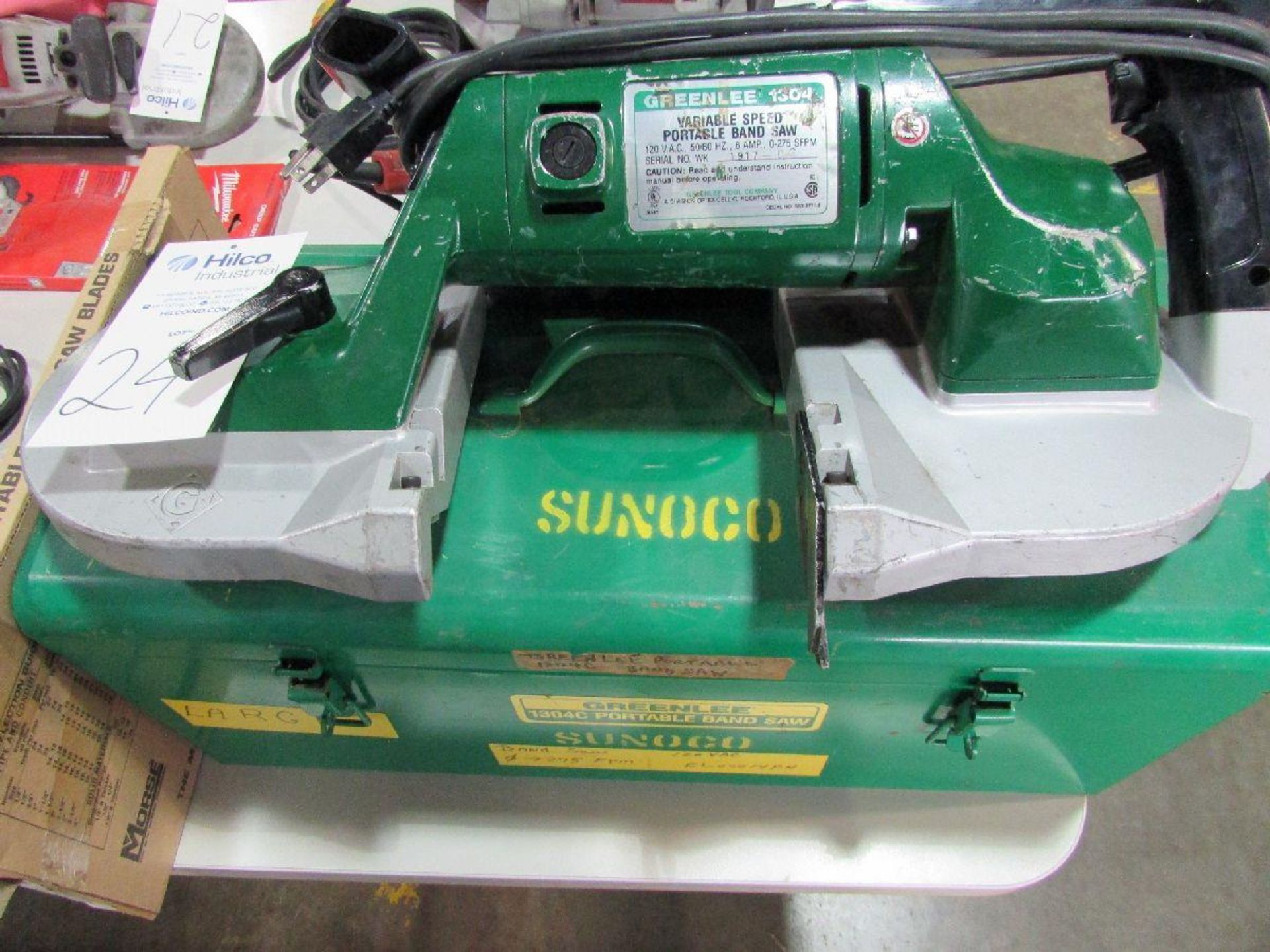 Greenlee Model 1304 Heavy Duty VS Electric Portable Band Saw