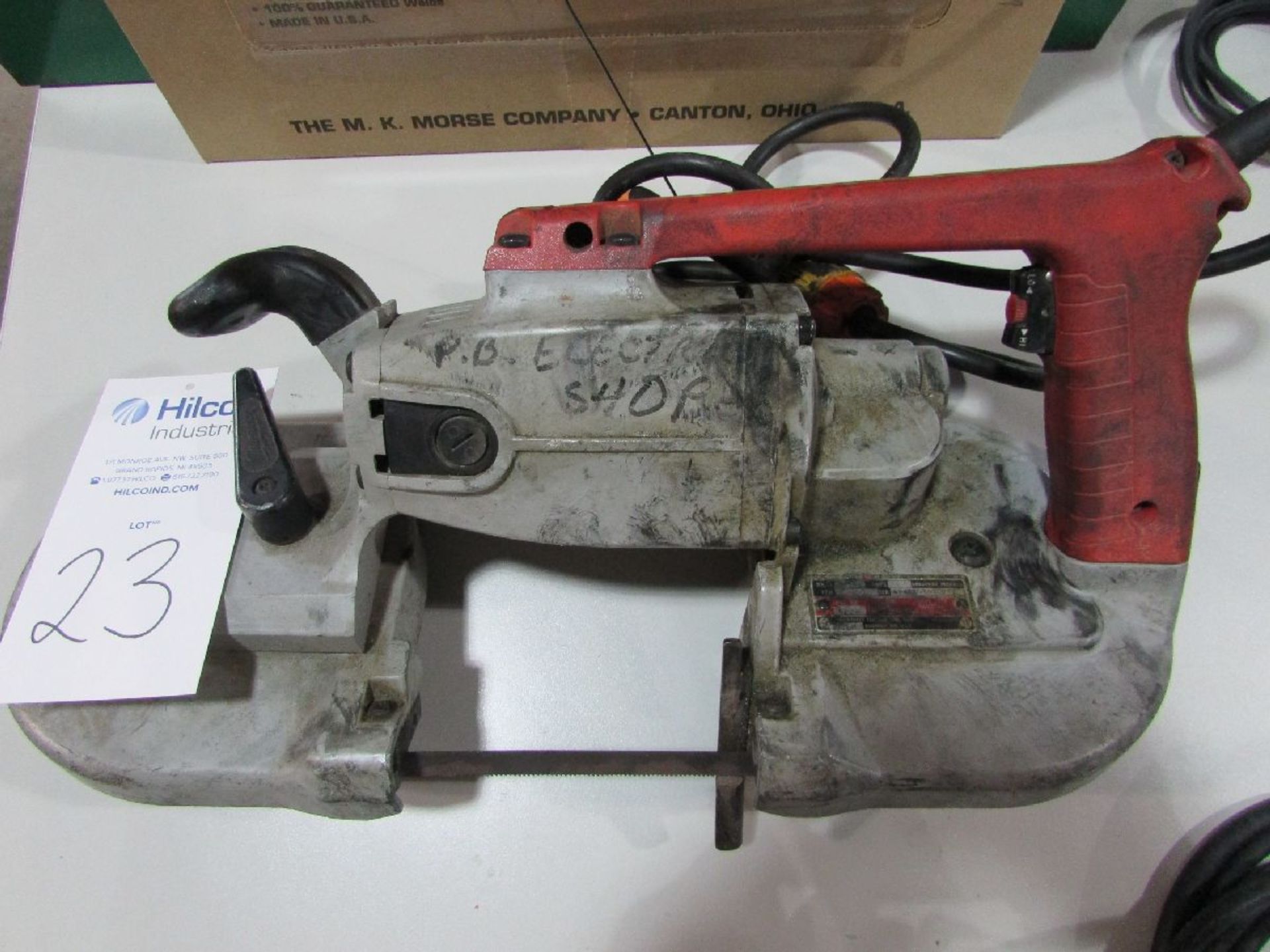 Milwaukee Cat # 6227 Heavy Duty VS Electric Portable Band Saw