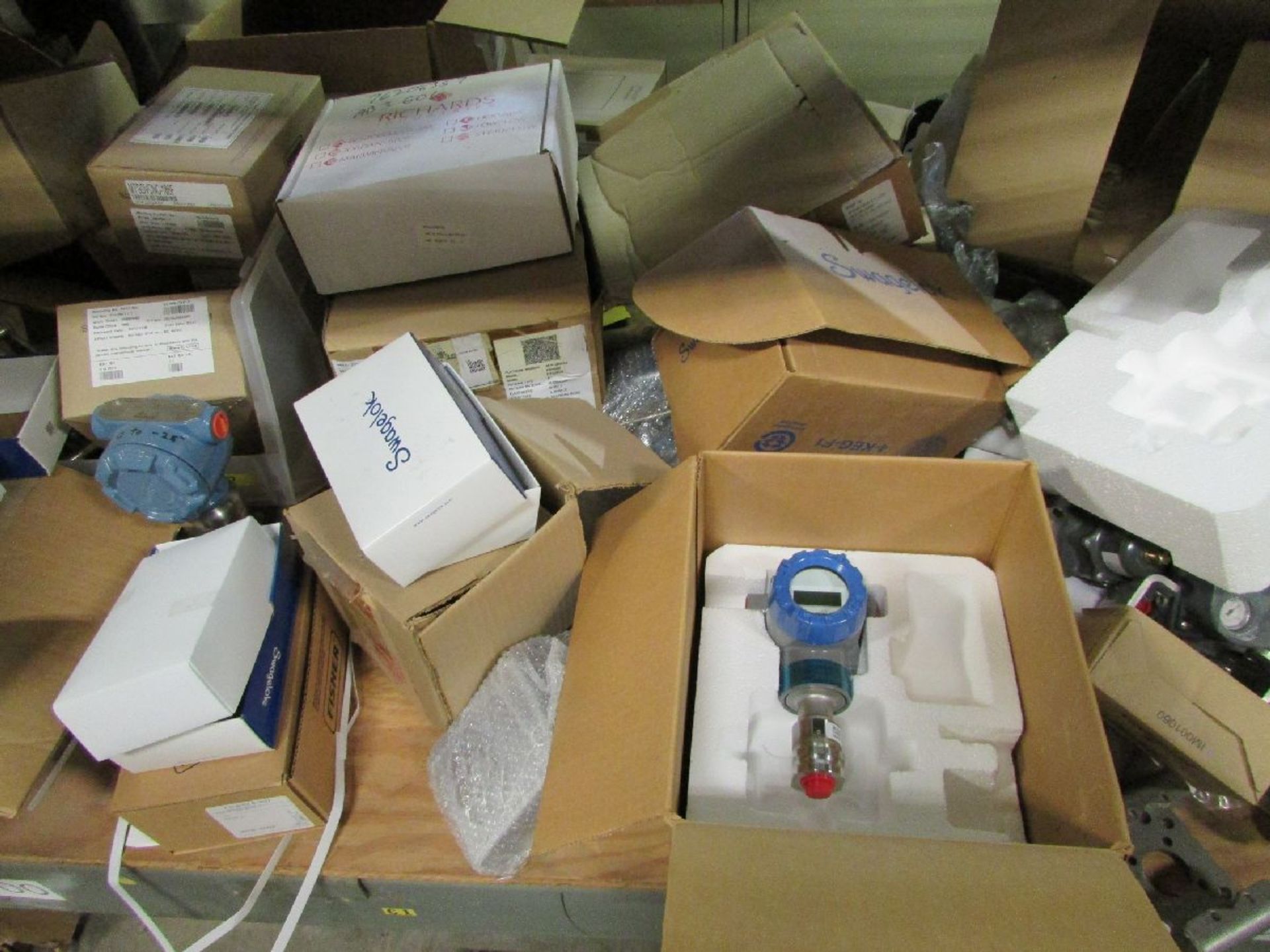 Lot of Assorted Power Supplies, Swagelok, Honeywell Displays, Valves Spare Parts - Image 8 of 12