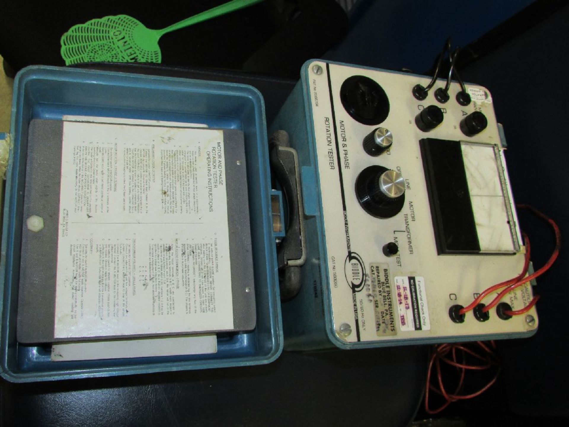 Biddle Instruments Motor Rotation Biddle Instruments Cat # 560060 Motor & Phase Rotation Tester,