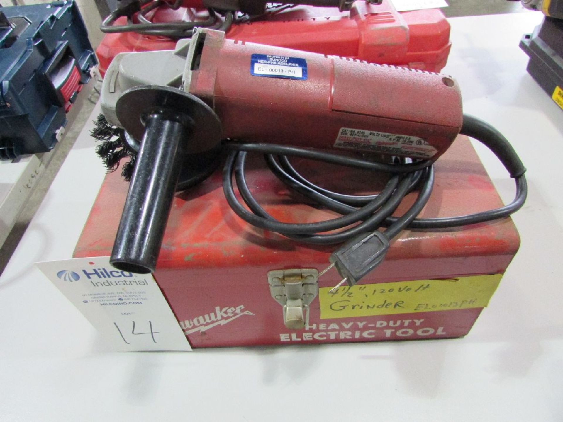 Milwaukee Cat # 6145 4-1/2" Electric Angle Grinder