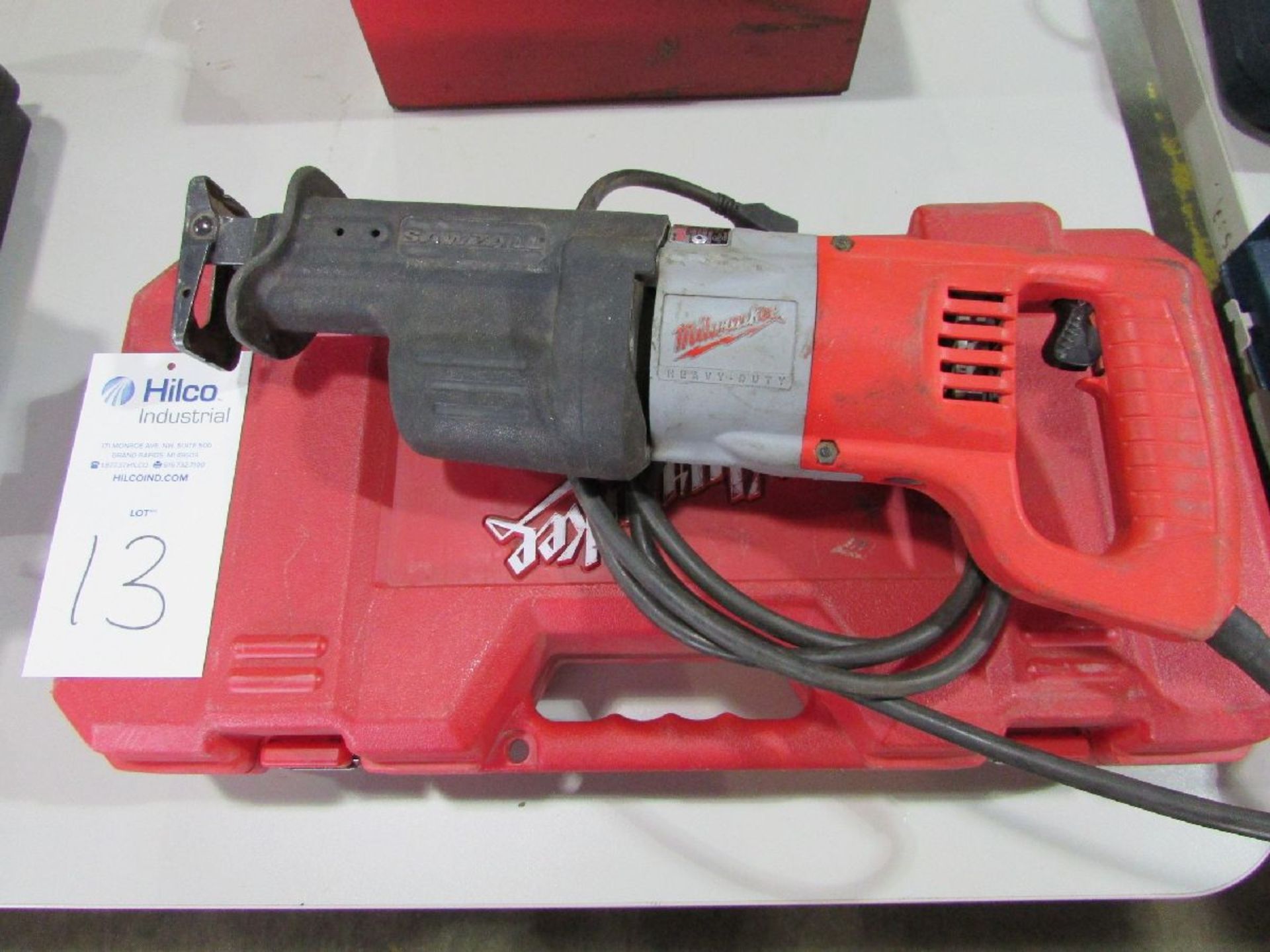 Milwaukee Cat # 6509-22 Heavy Duty Electric Sawzall Reciprocating Saw