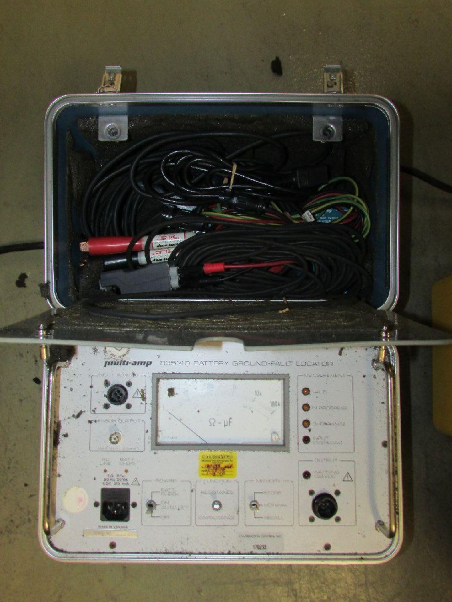 Multi-Amp Model 835140 Battery Ground-Fault Locator Tester - Image 3 of 3