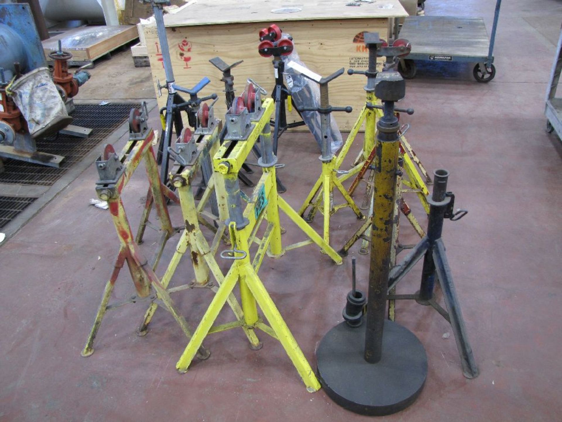 Assorted Adjustable Material Support Stands - Image 2 of 5
