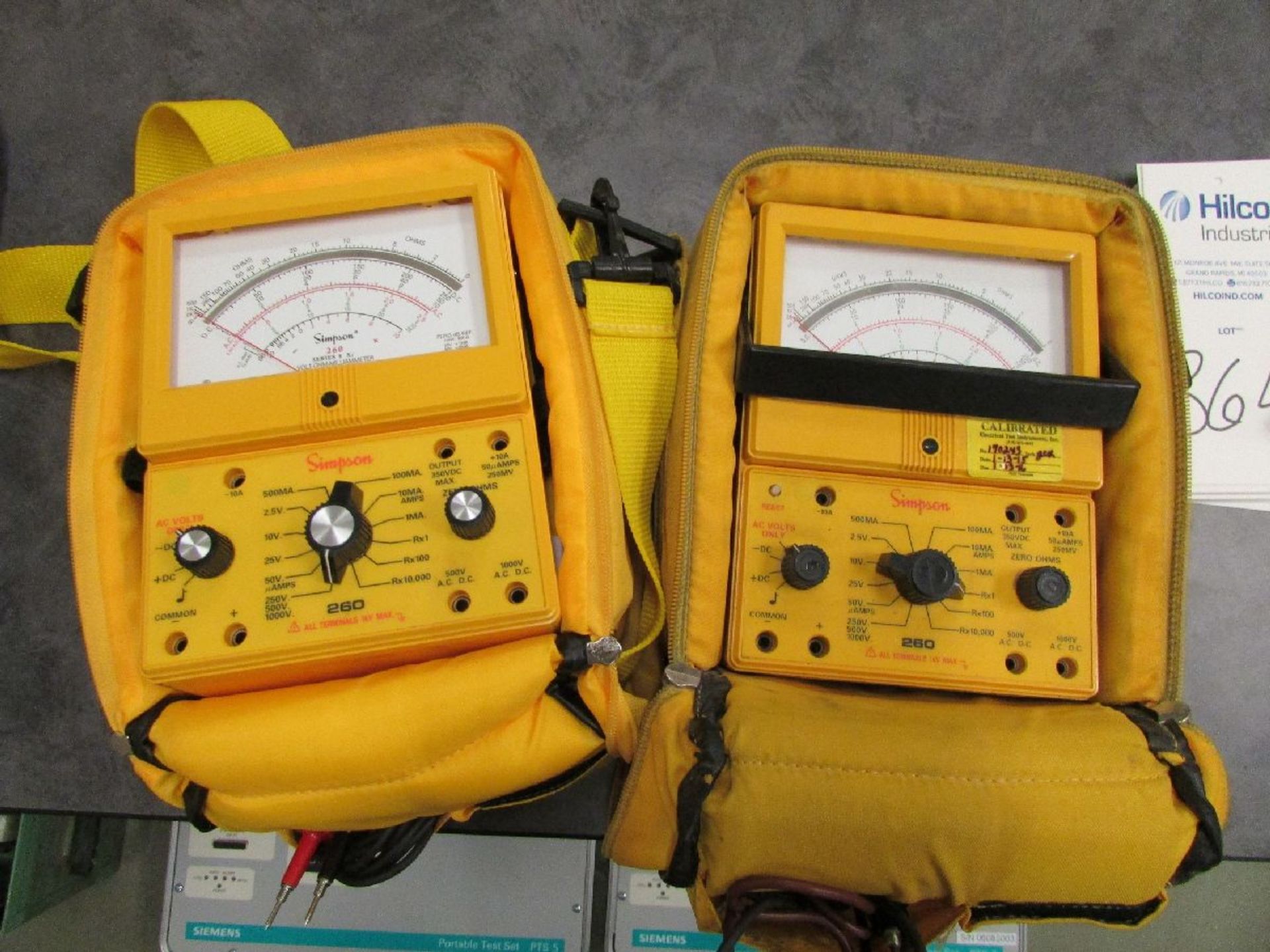 Simpson Model 260 Series 8 Xi Volt-Ohm-Milliammeter Testers