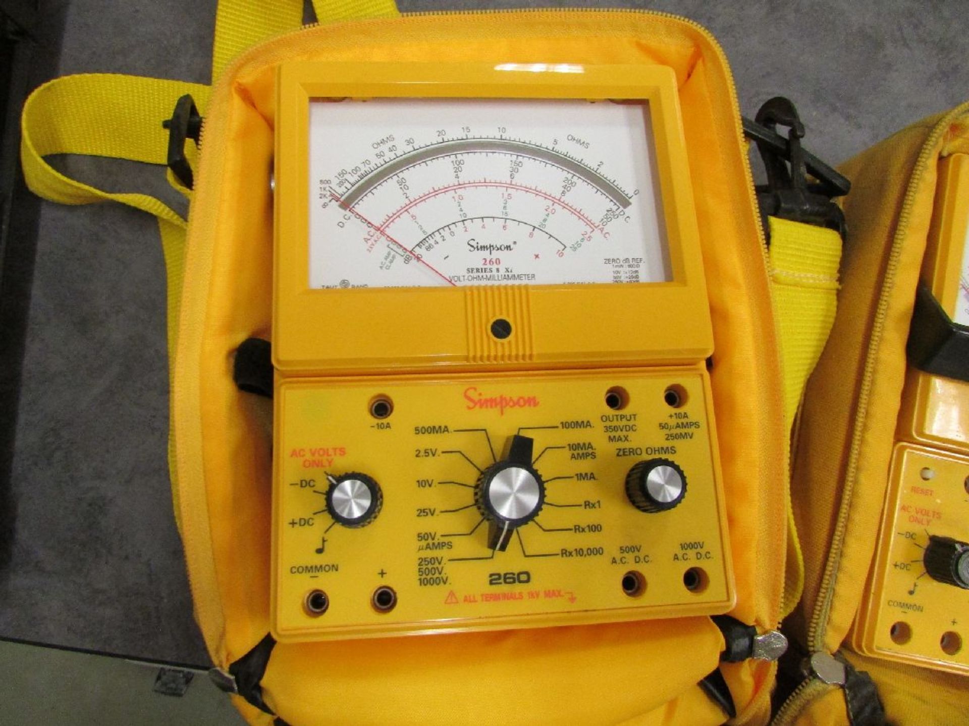 Simpson Model 260 Series 8 Xi Volt-Ohm-Milliammeter Testers - Image 2 of 3