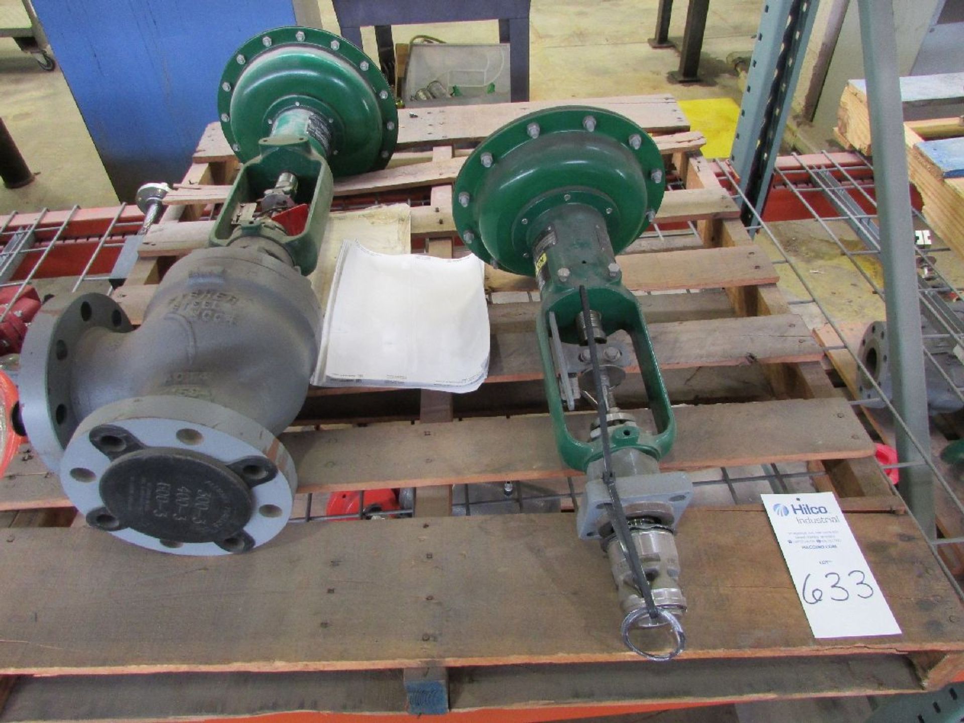 Fisher Type AA 3" Pneumatic Actuated Ball Valve