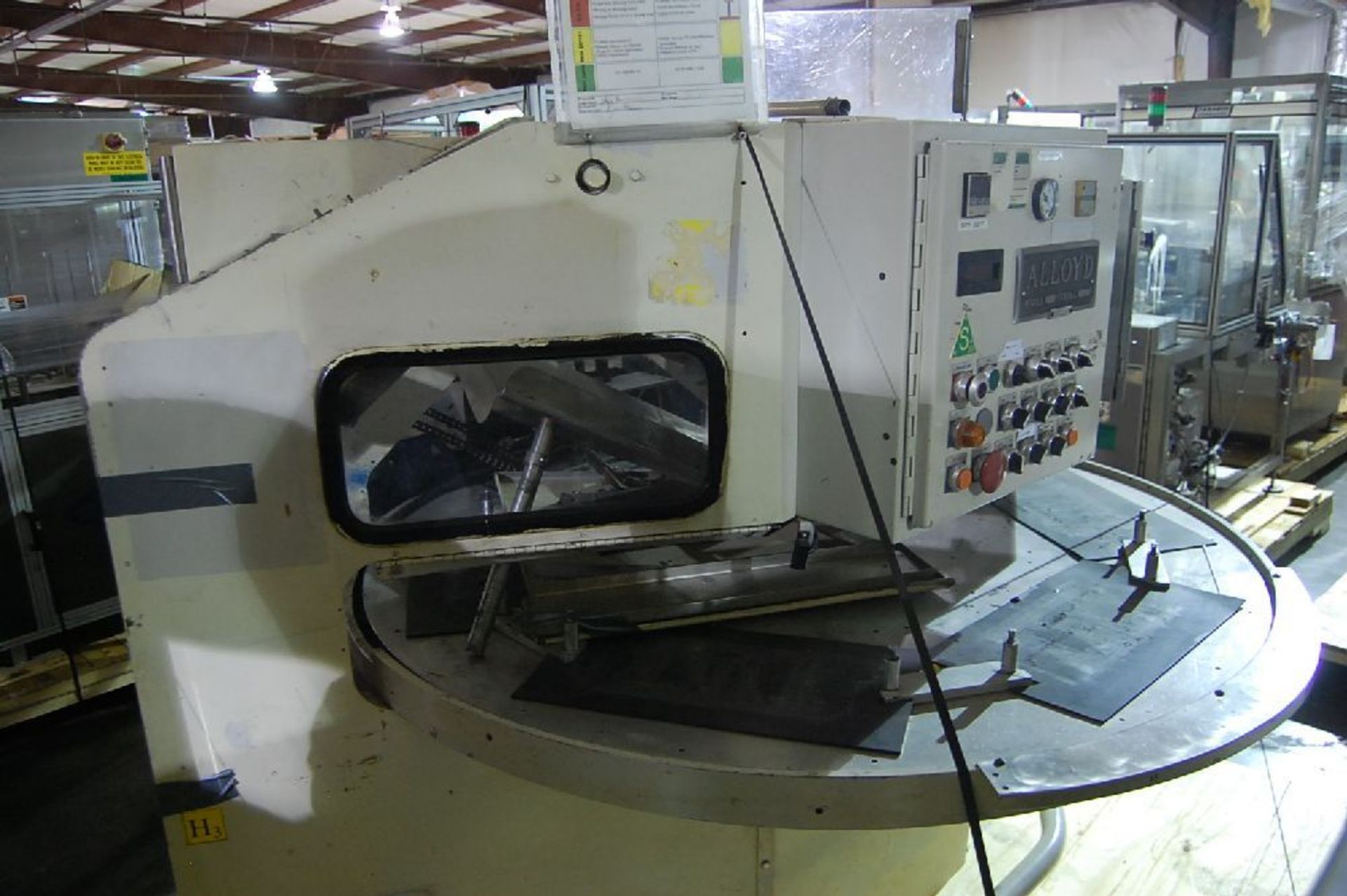 Alloyd Model 6S-CBE Rotary Blister Sealer