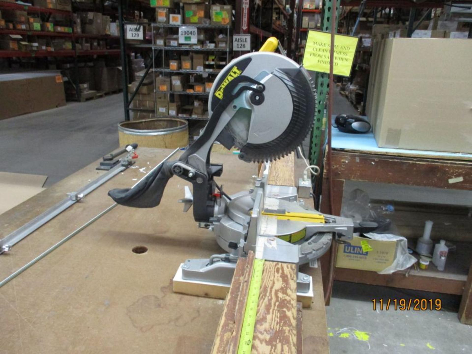 DeWalt 12" Compound Miter Saw M/N DW715 S/N 25156 - Image 2 of 5