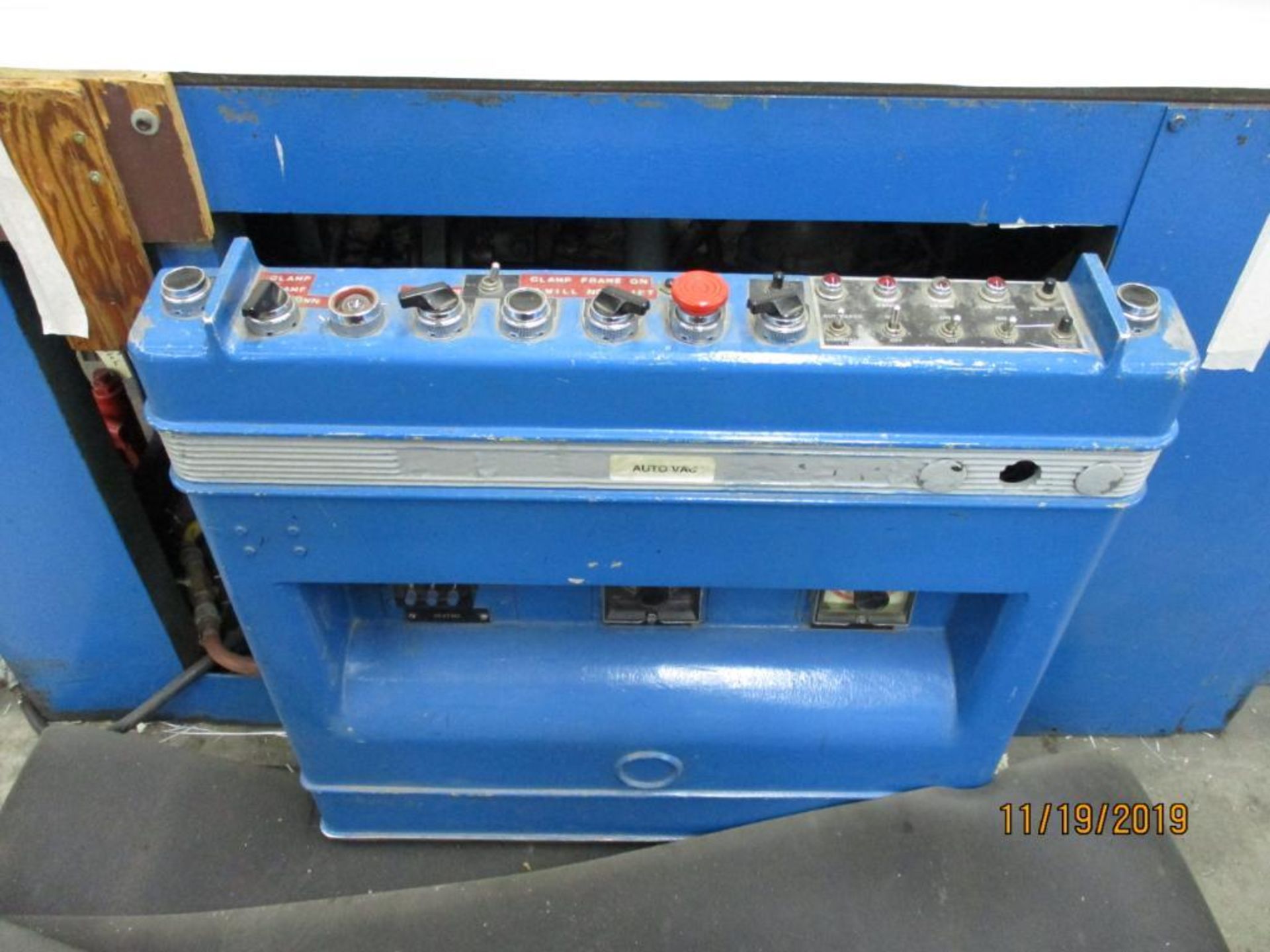 Autovac Vacuum Former 30" x 50" Forming Area With Oven M/N EQA - Image 7 of 8