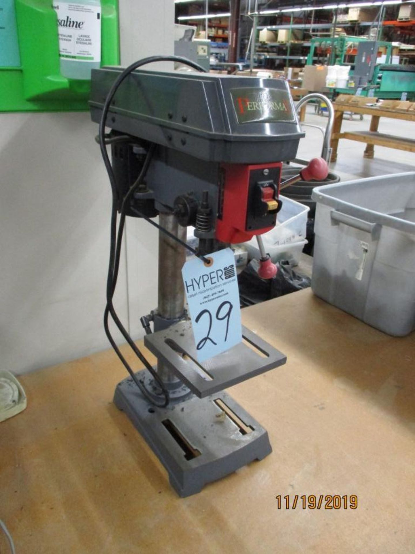 Performax 8" Table Top Drill Press 1/2 Chuck M/N 90258 - Image 2 of 3