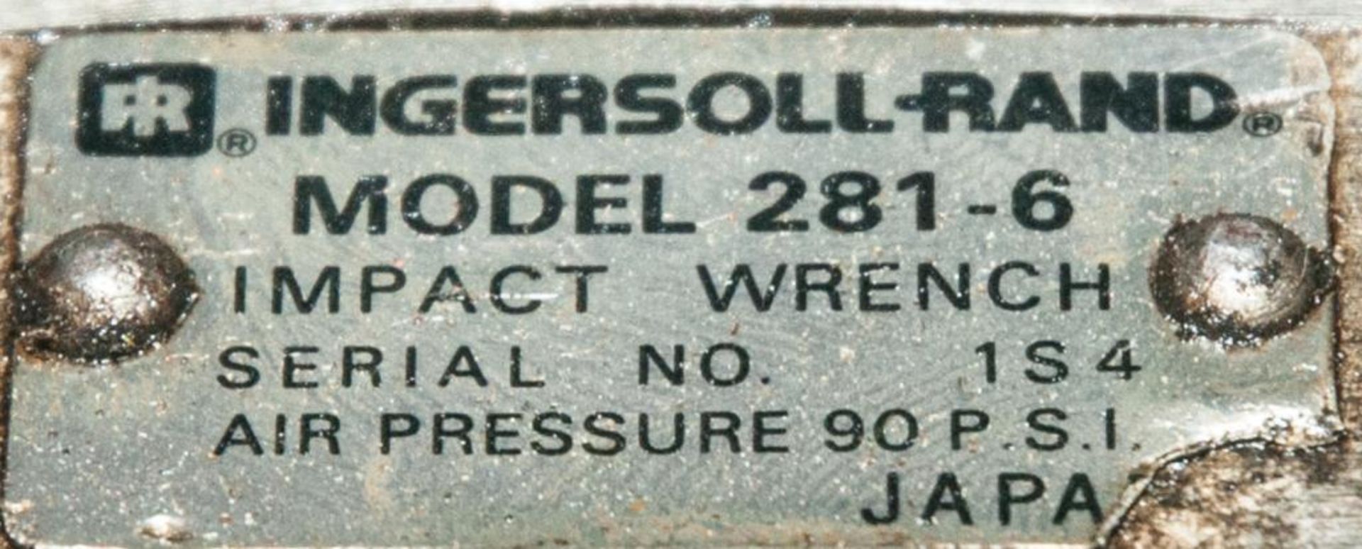 Ingersall Rand 1" Impact Mdl. 281-6, s/n 1S4 - Image 2 of 2