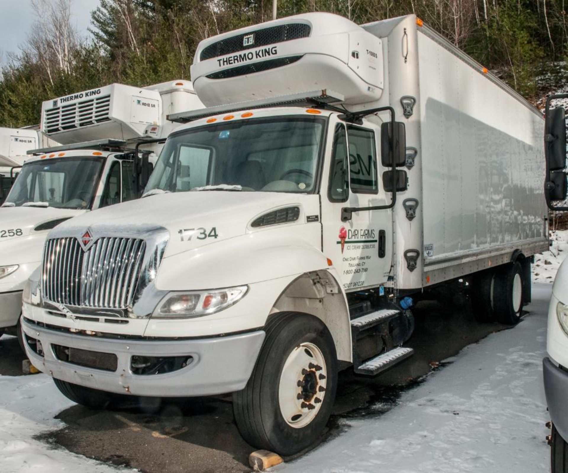 International DuraStar 4300 24' S/A Reefer Truck Vin: 1HTMMMMN1HH634257 (2017) Cummins Diesel, Allis