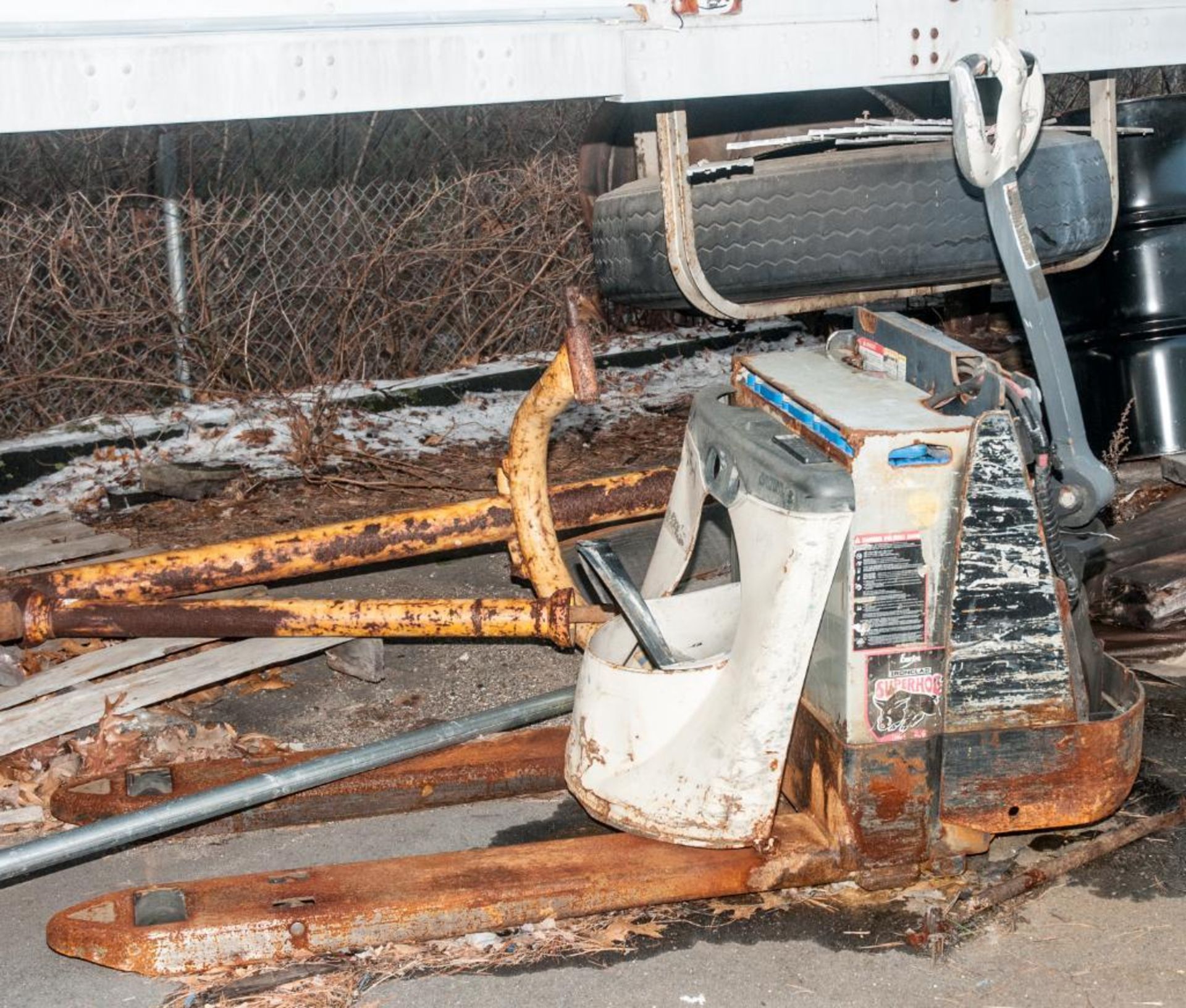 Misc. Metal Scrap, Used Brake Drums, Thermo King Units, Walk Behind electric Pallet Jack etc. (Does - Image 4 of 9