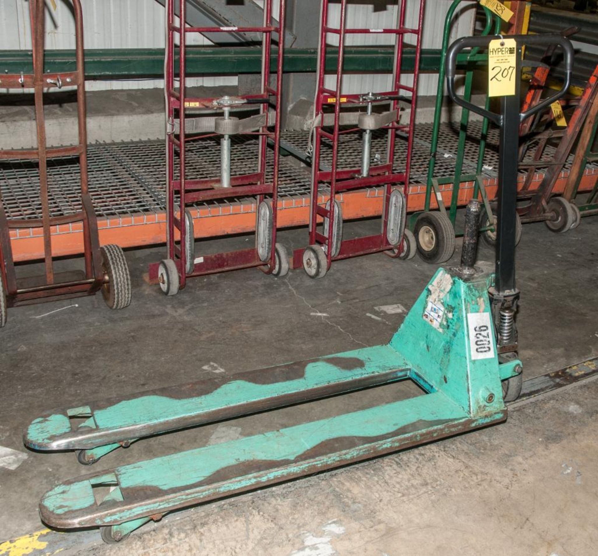 Wesco Pallet Jack, Narrow, 48" Forks