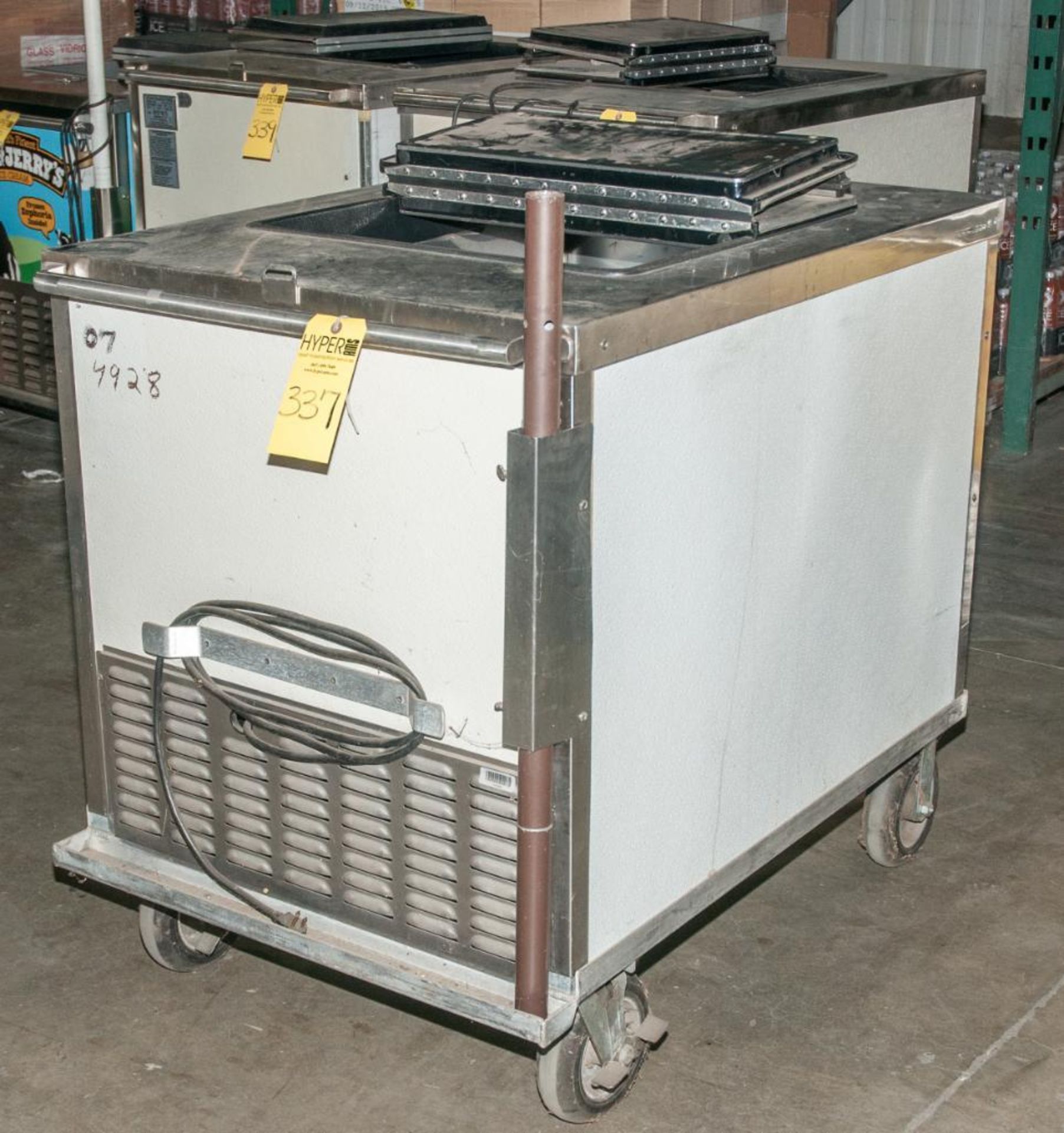 Ice Cream Push Cart BDC8, s/n 0213610, 115v, 404a, 1/3hp Compressor