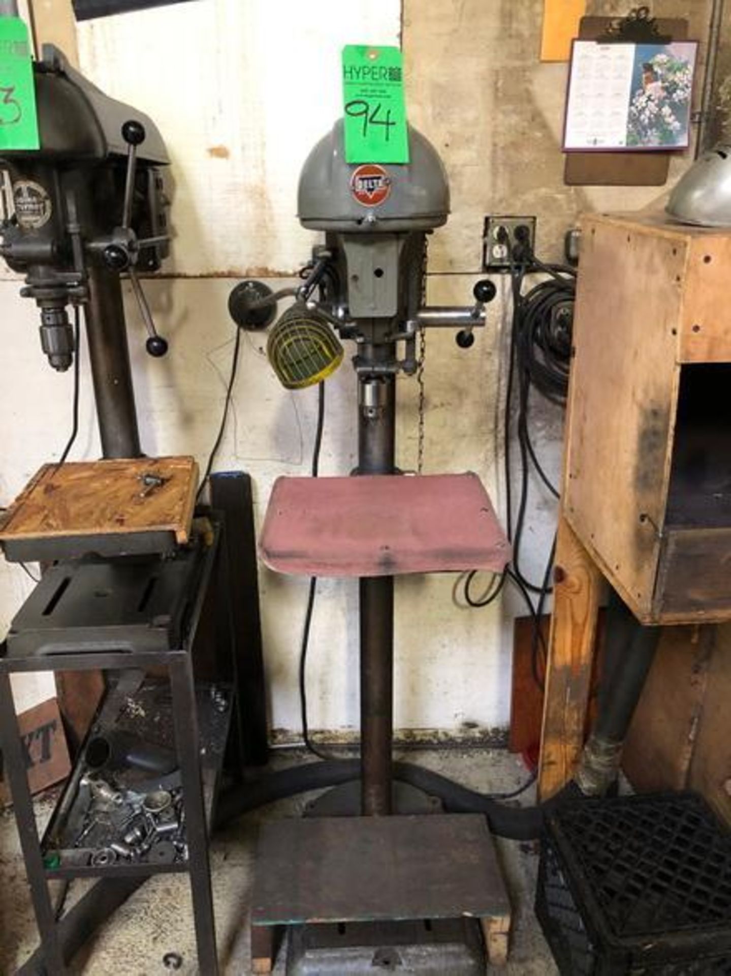 Delta Rockwell Drill Press S/N 115-8661 Table 10" x 10 1/2