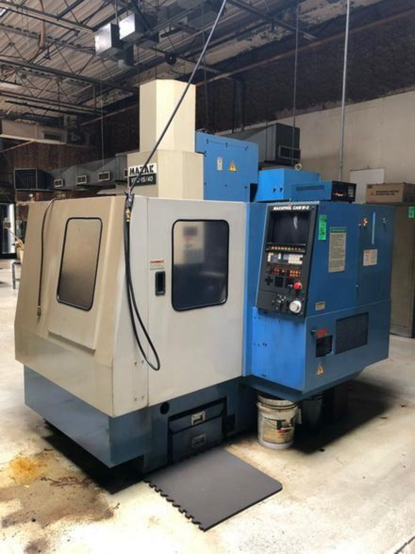 Mazak Model: VQC-15/40 CNC Vertical Machining Center S/N: 69076, 16"x36", 16-Position ATC, Yuasa 4th