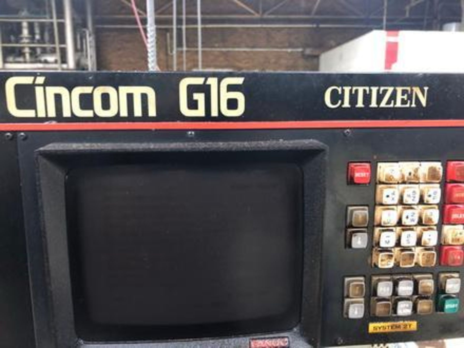 Citizen Cincom Model: G16 Swiss Type CNC Lathe S/N R-1194 Year (1986) Fanuc System 2T - Image 16 of 16