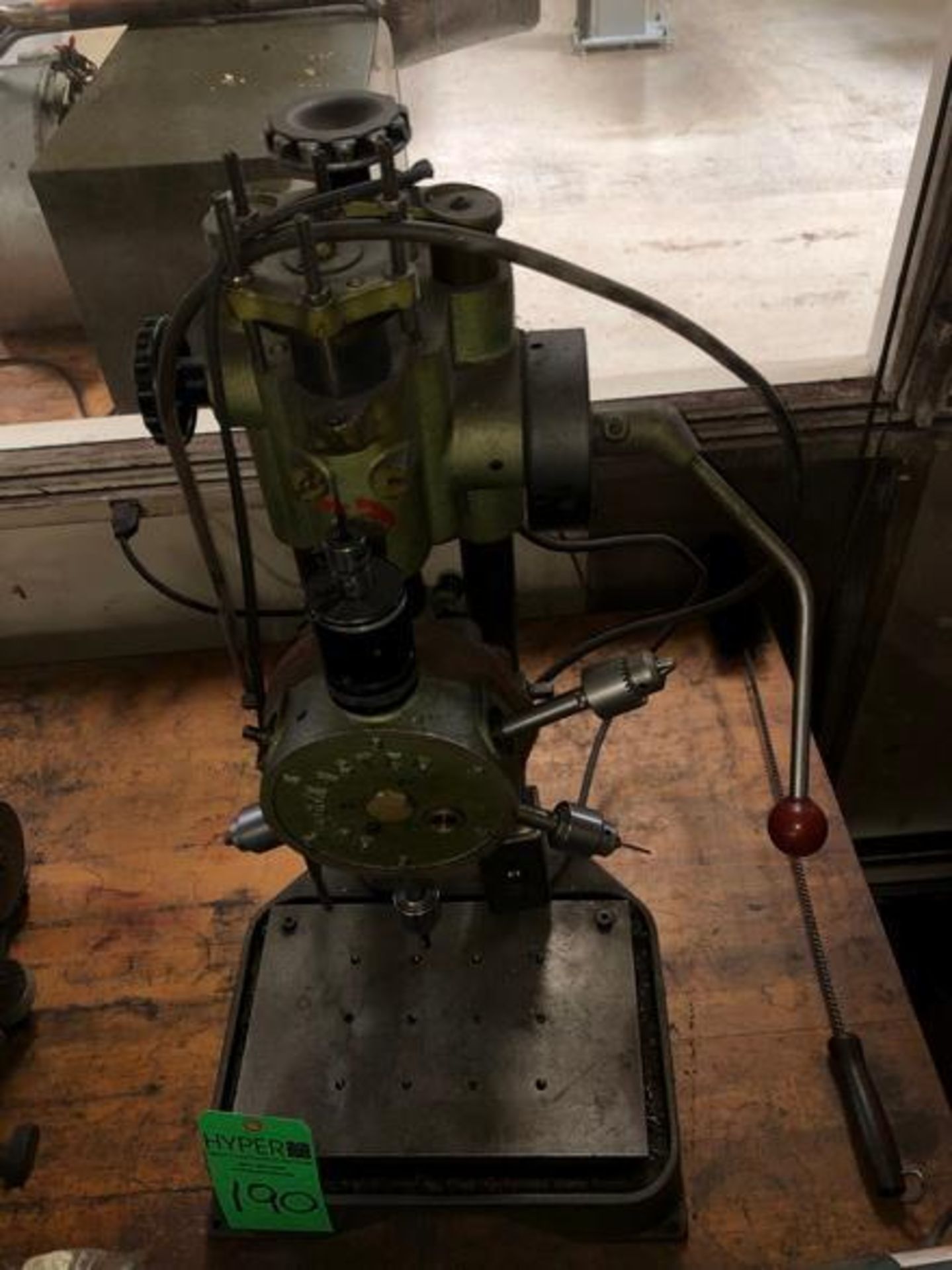 Burgmaster 6 Model OB Tapping Drilling station Spindle Turret Drill Press 1/3 HP - Image 4 of 6