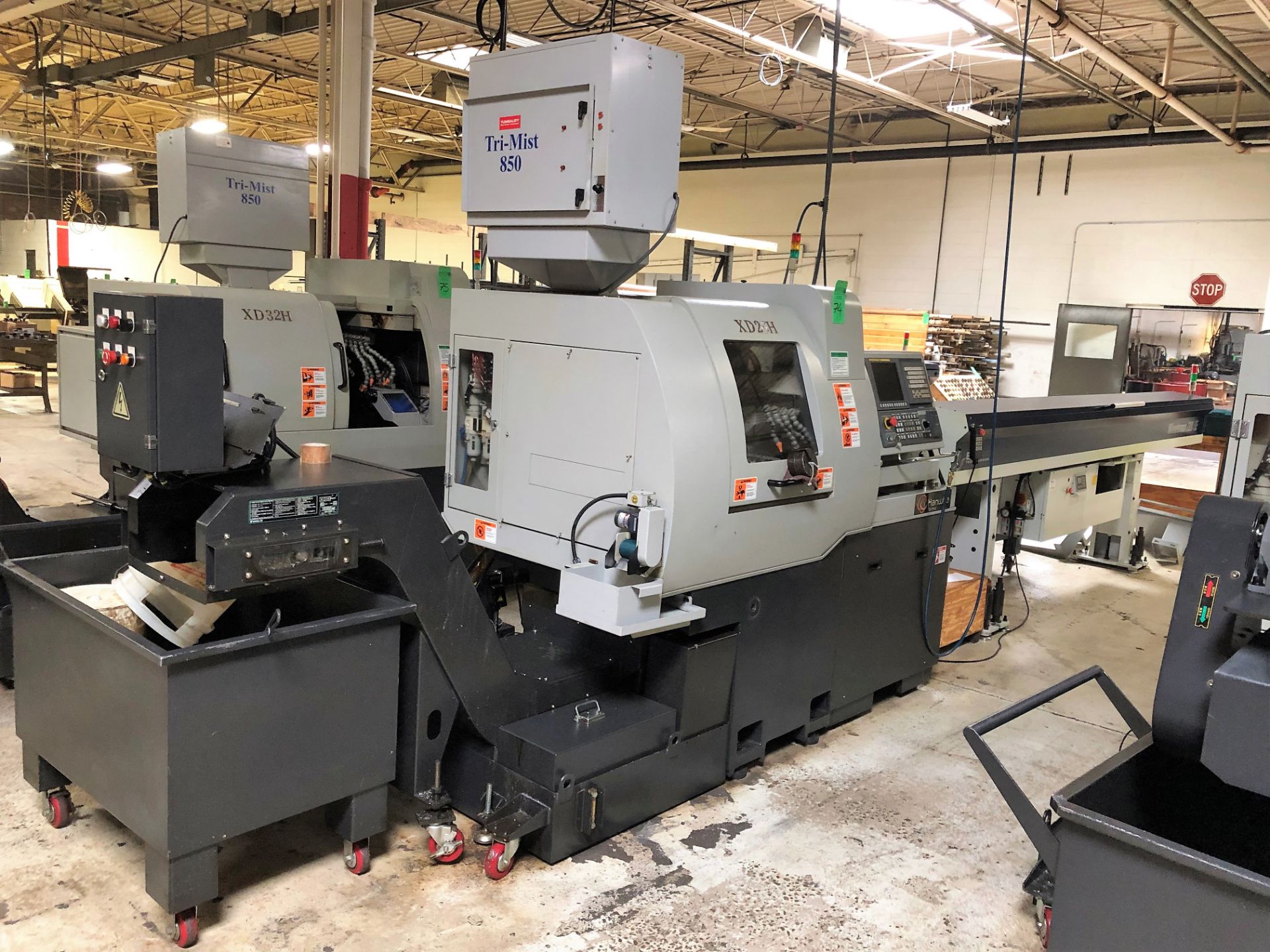 Hanwha 26mm XD26H 7-Axis CNC Swiss Lathe S/N XD-26-CJ-0737 (2013) Fanuc Hanwha-I Series CNC Control