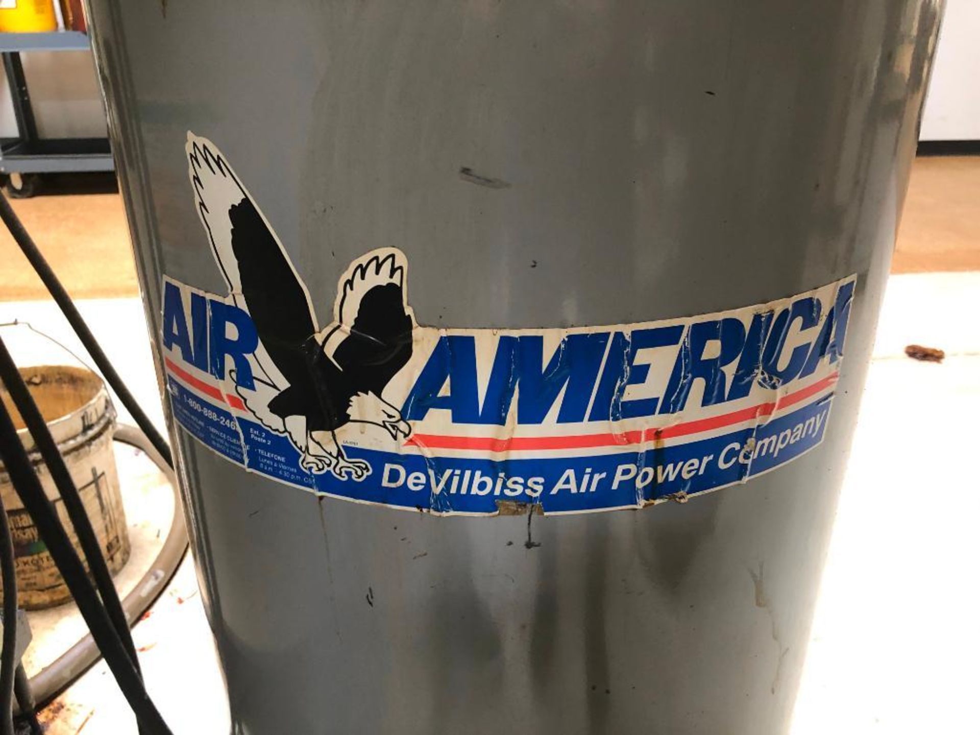 Air America 6HP Air compressor, Capacity 6o Gal, 6HP, Tank National Bd 442236 - Image 17 of 21