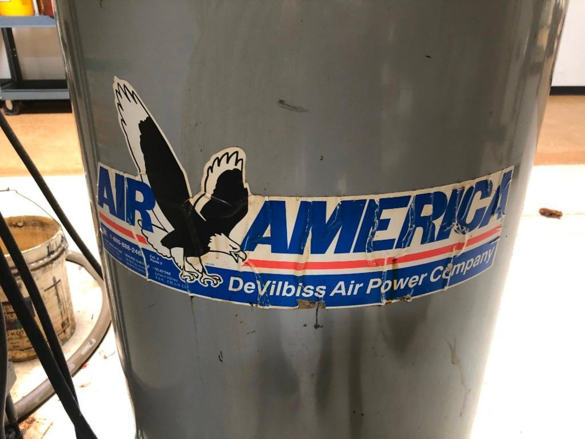 Air America 6HP Air compressor, Capacity 6o Gal, 6HP, Tank National Bd 442236 - Image 11 of 21