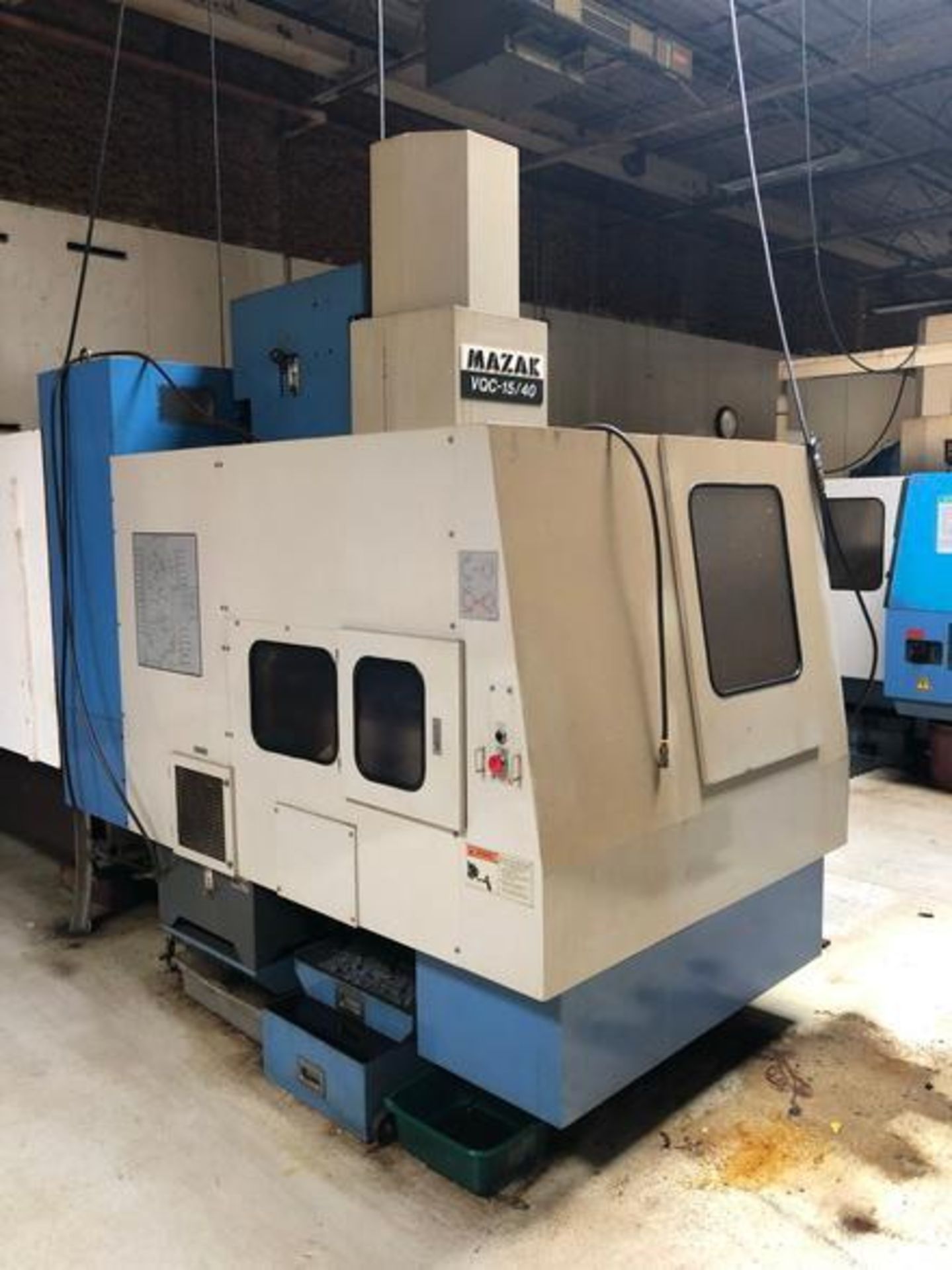 Mazak Model: VQC-15/40 CNC Vertical Machining Center S/N: 69076, 16"x36", 16-Position ATC, Yuasa 4th - Image 3 of 27