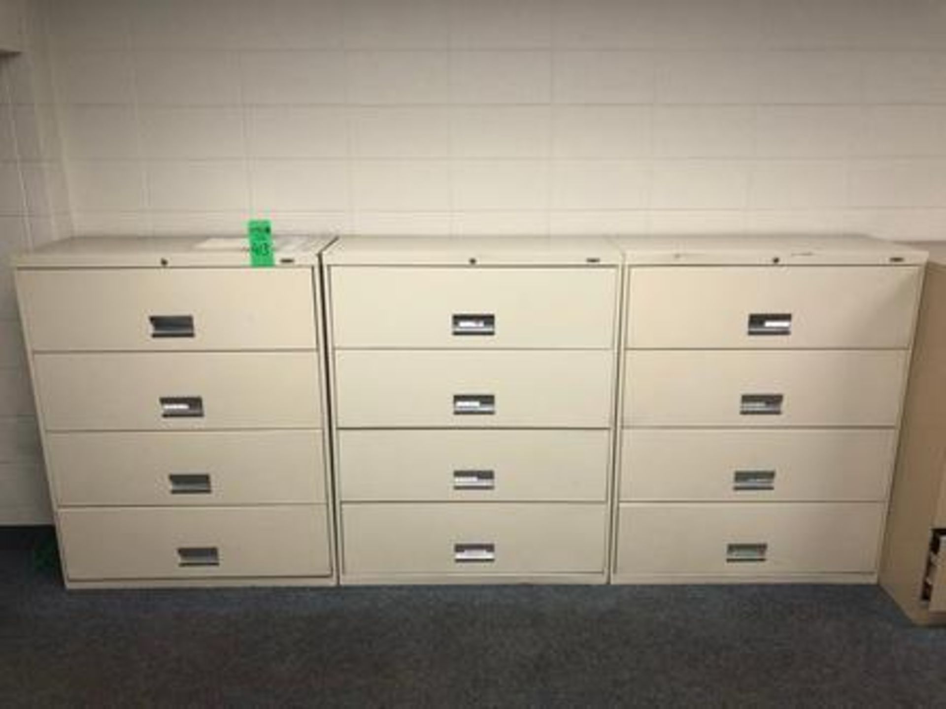 3 Flex Model Vertical 3 Drawers File Cabinet Size 42' X 18" X 52" - Image 2 of 9