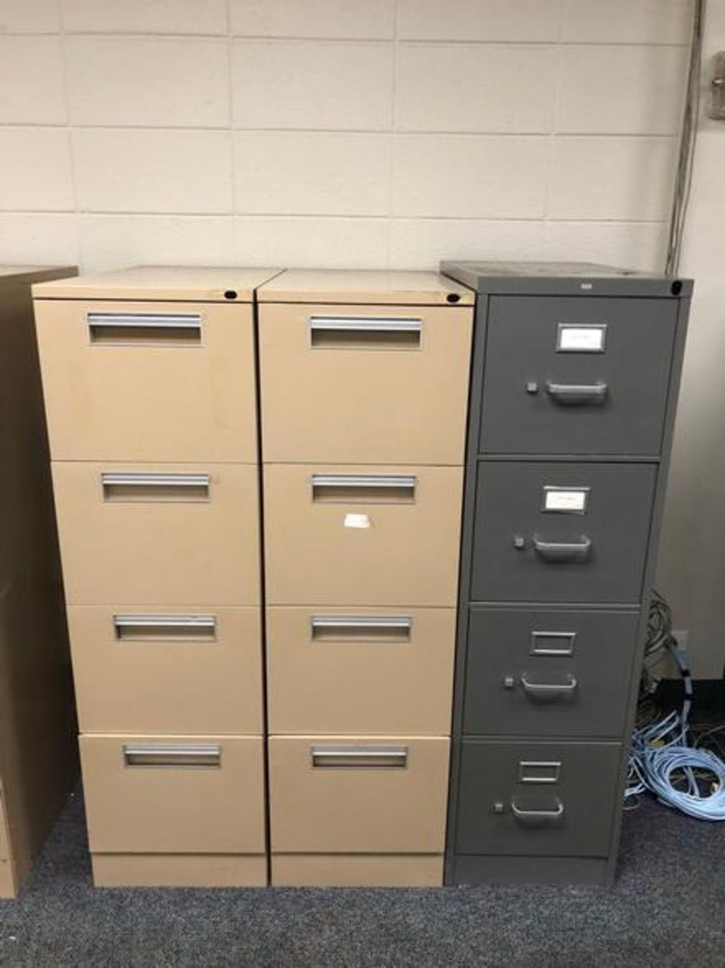 6 Vertical File Cabinets 5 Drawers - Image 3 of 3