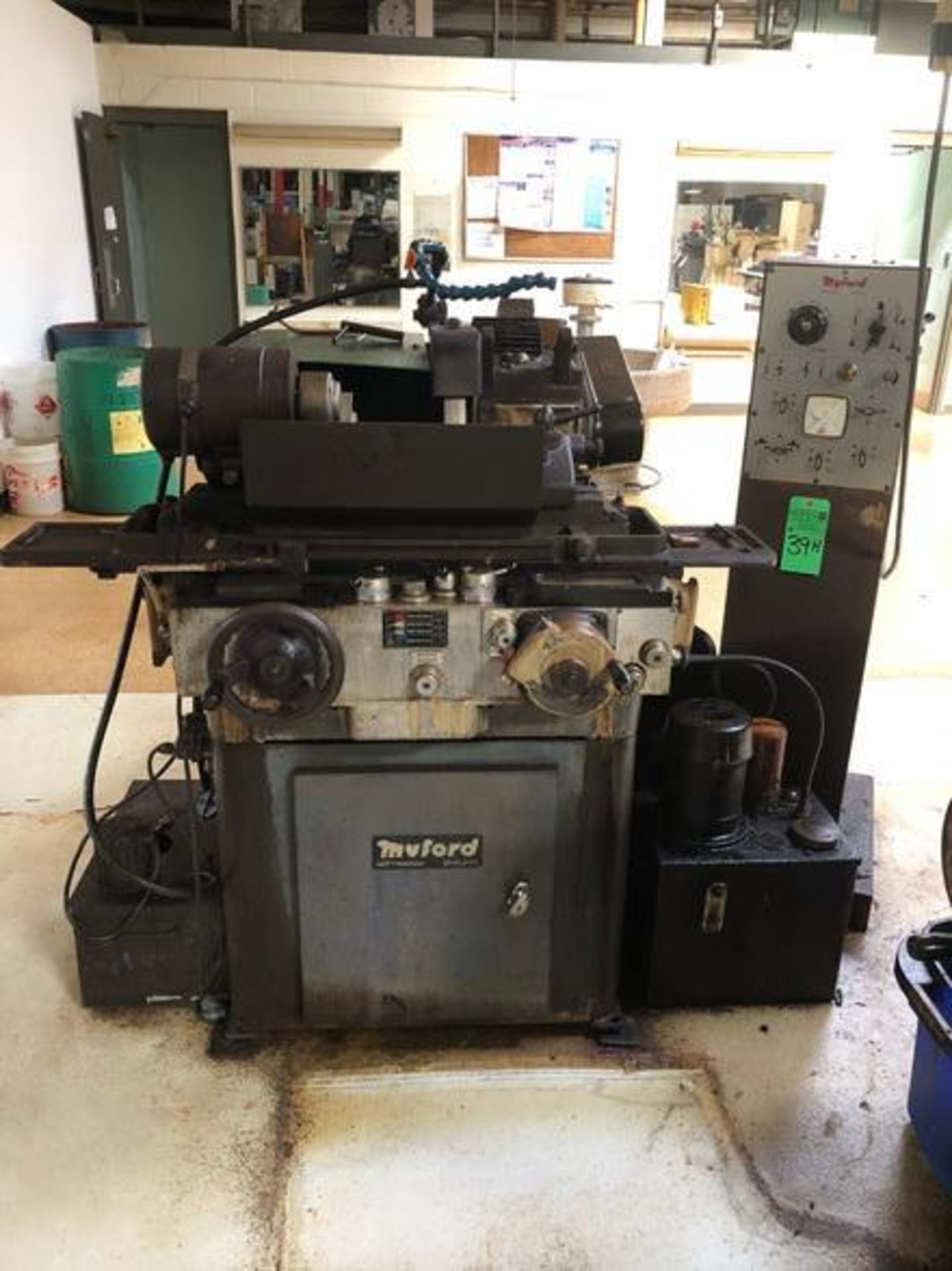 Myford Cylindrical Grinder Model HTP, wheel spindle speed 1830-1898 HP , Serial # HPT139104 Table si - Image 2 of 20