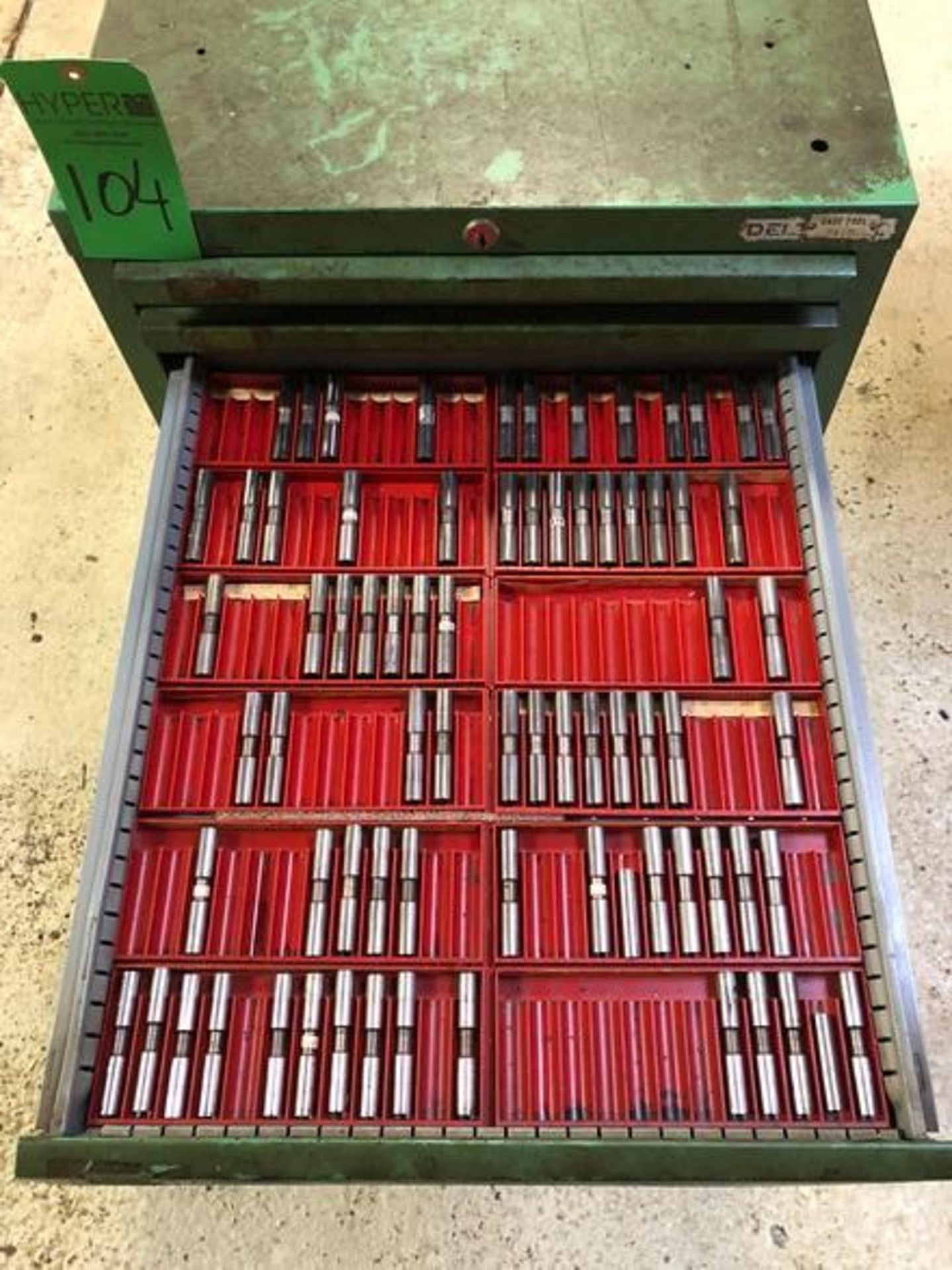 12 drawer Flat File Machine Tools Storage Cabinets with contents - Image 7 of 17