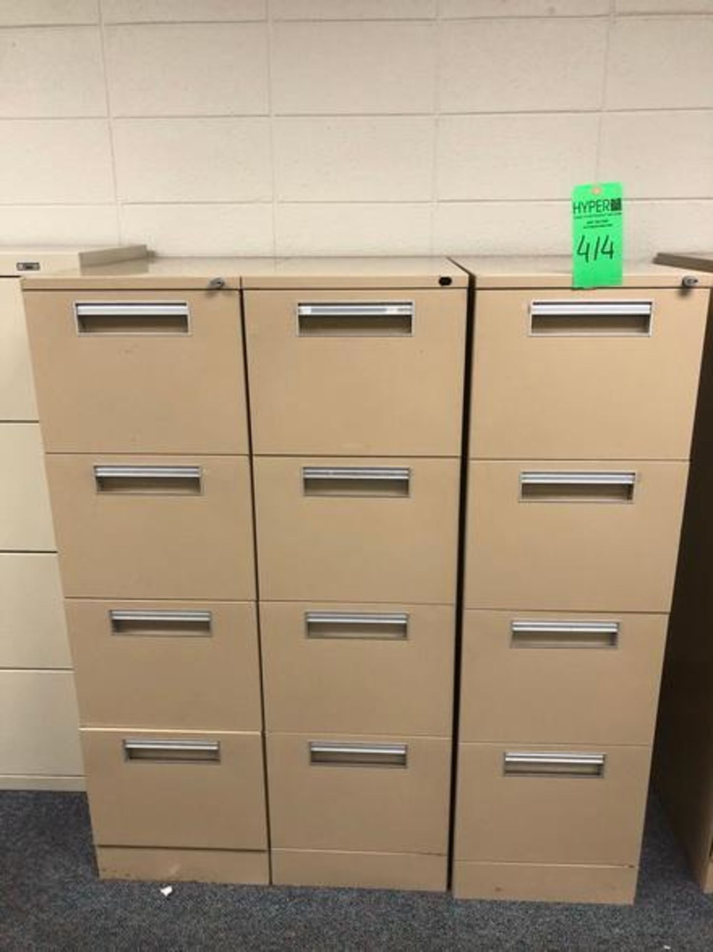 6 Vertical File Cabinets 5 Drawers - Image 2 of 3