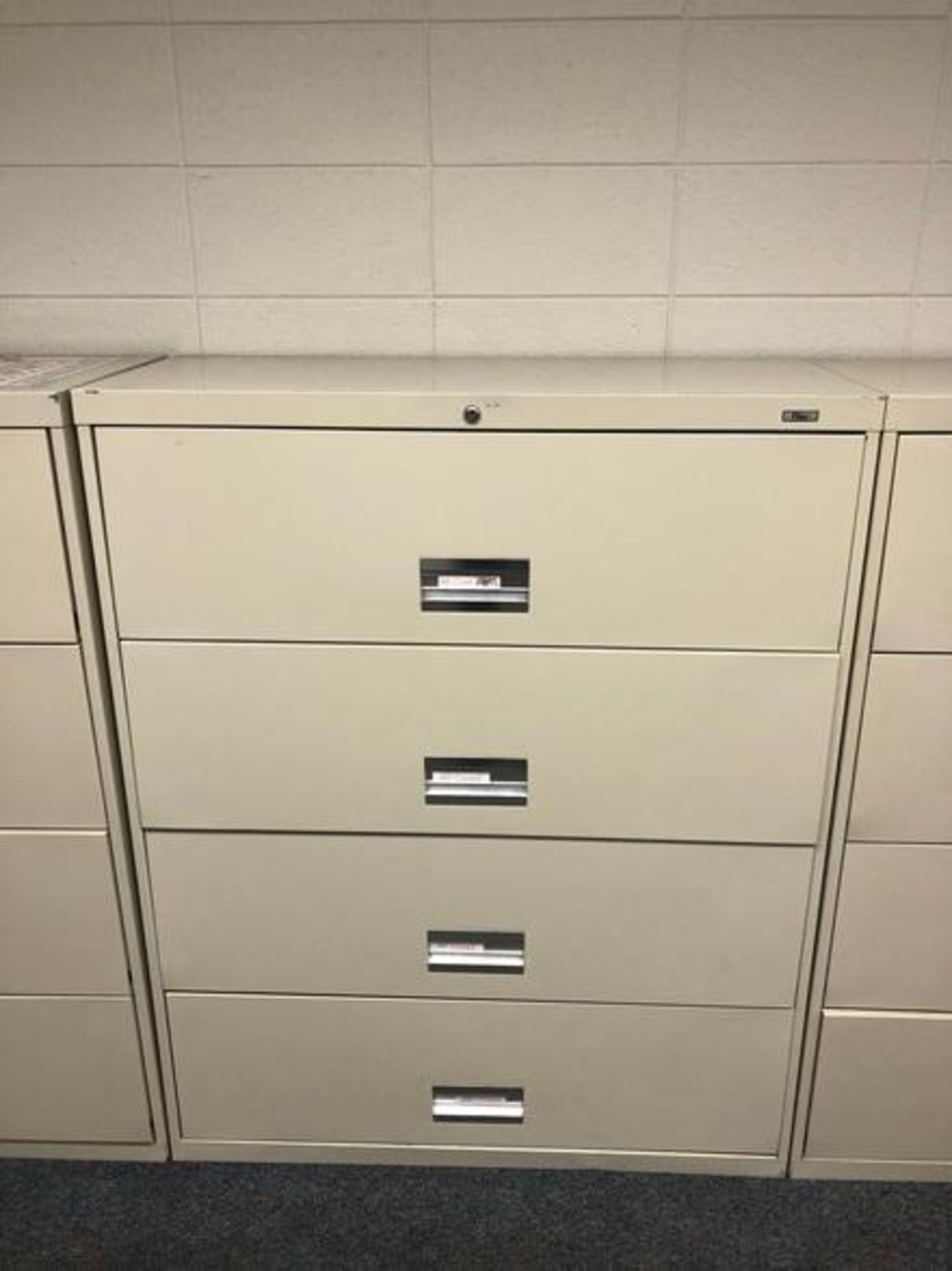 3 Flex Model Vertical 3 Drawers File Cabinet Size 42' X 18" X 52" - Image 4 of 9