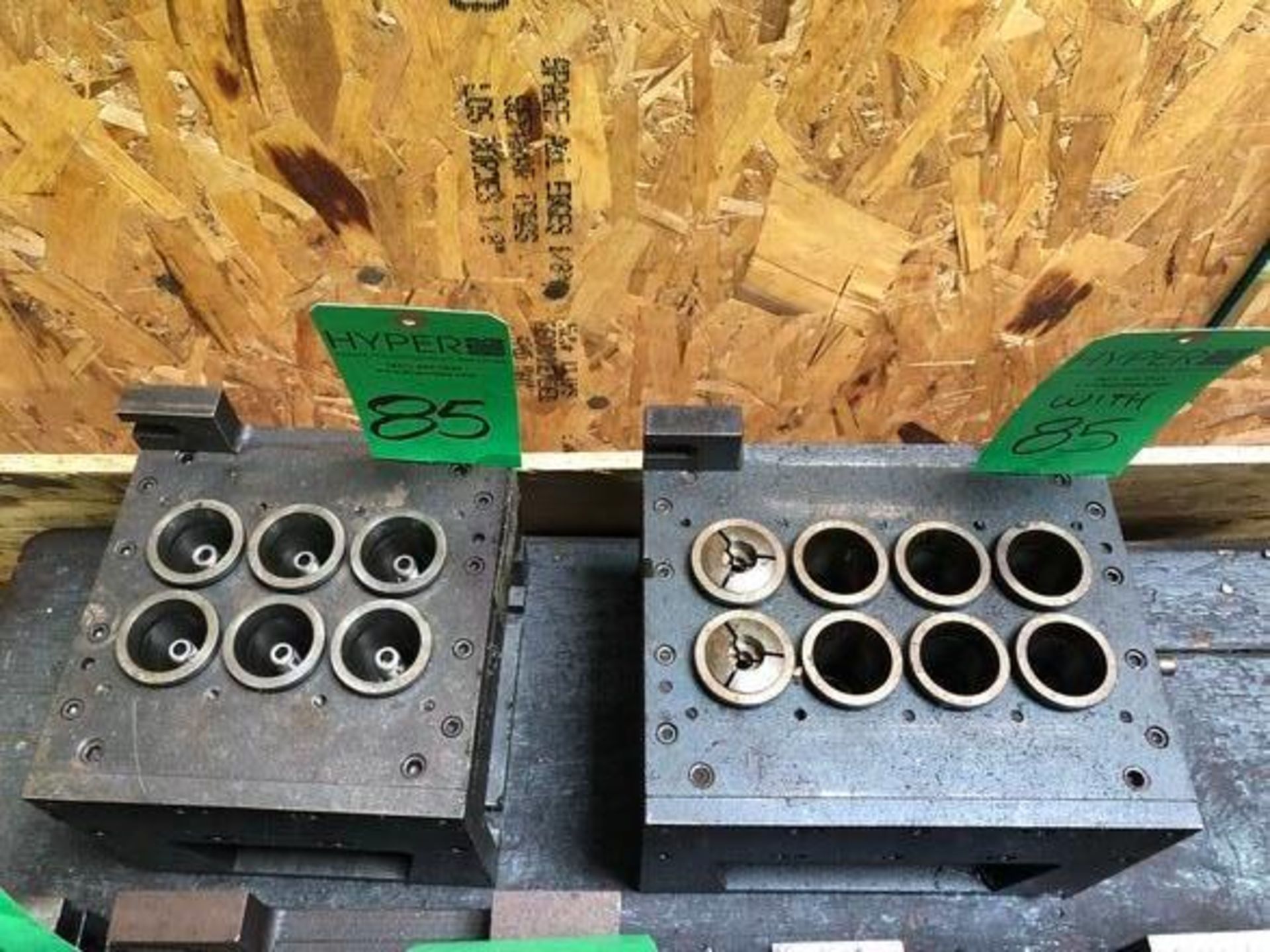 2 Beere Collect Uniform Fixture to include 1ea 6 Collet and 1ea 8 Collet fixture