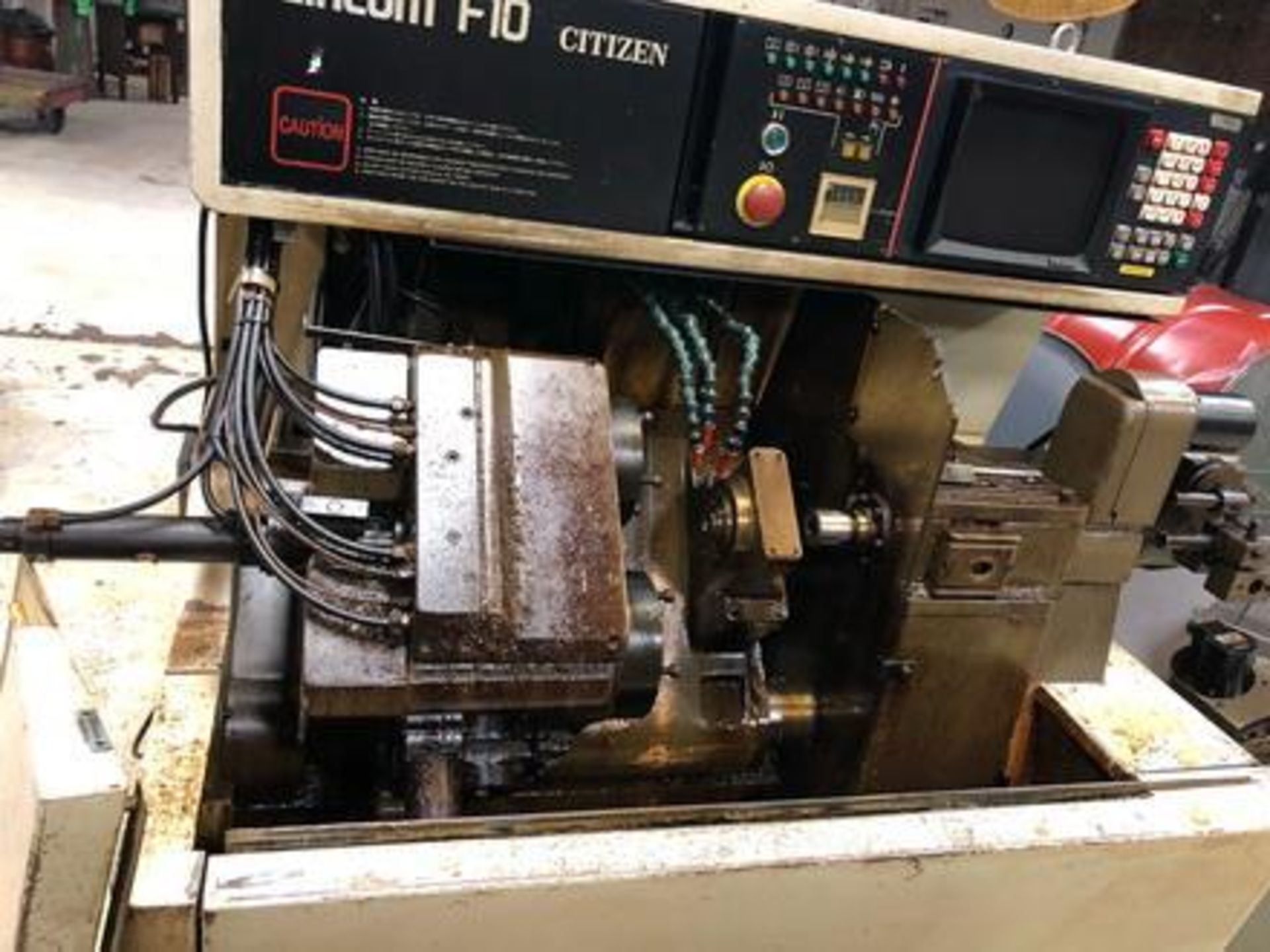 Citizen Cincom Model: F10 Swiss Type CNC Lathe S/N R-267 Year (1984) - Image 10 of 12