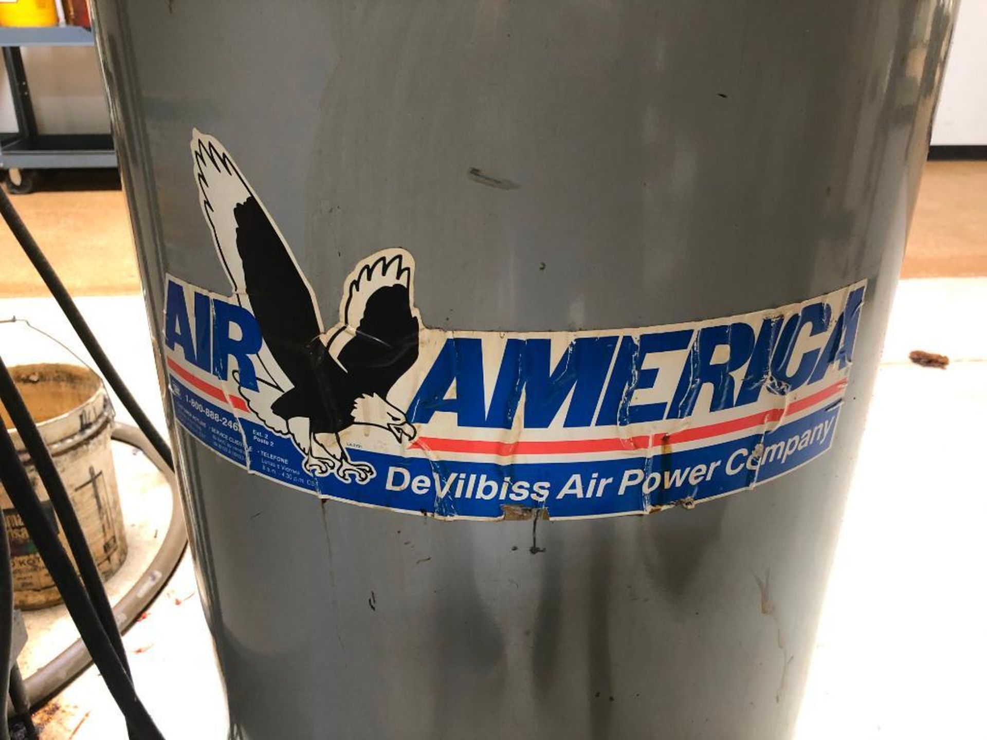 Air America 6HP Air compressor, Capacity 6o Gal, 6HP, Tank National Bd 442236 - Image 19 of 21