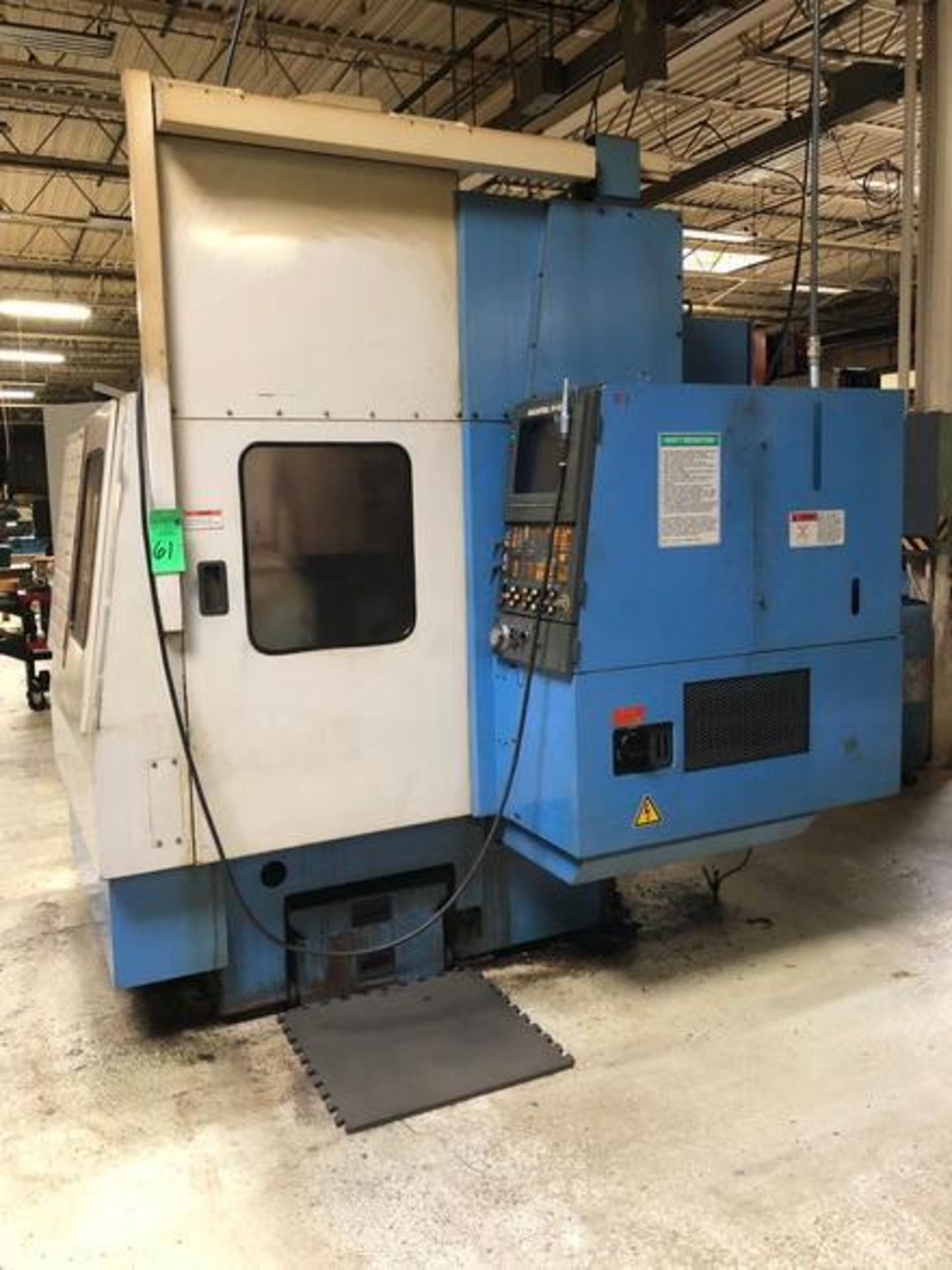 Mazak Model VQC-15/40 CNC Vertical Machining Center S/N 77827, 16"x35", 16-Position ATC, Yuasa 5c Ro - Image 2 of 11