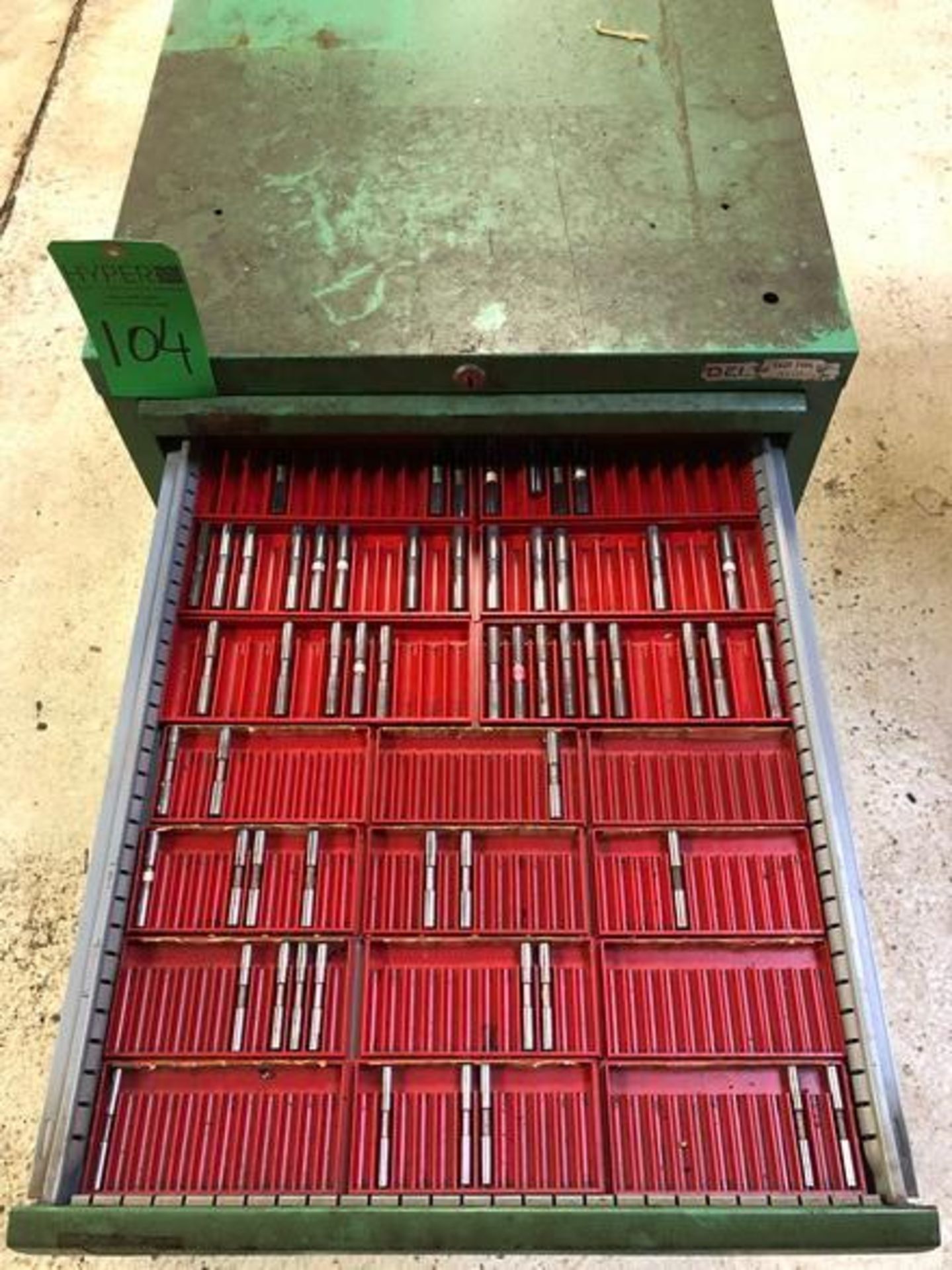 12 drawer Flat File Machine Tools Storage Cabinets with contents - Image 6 of 17