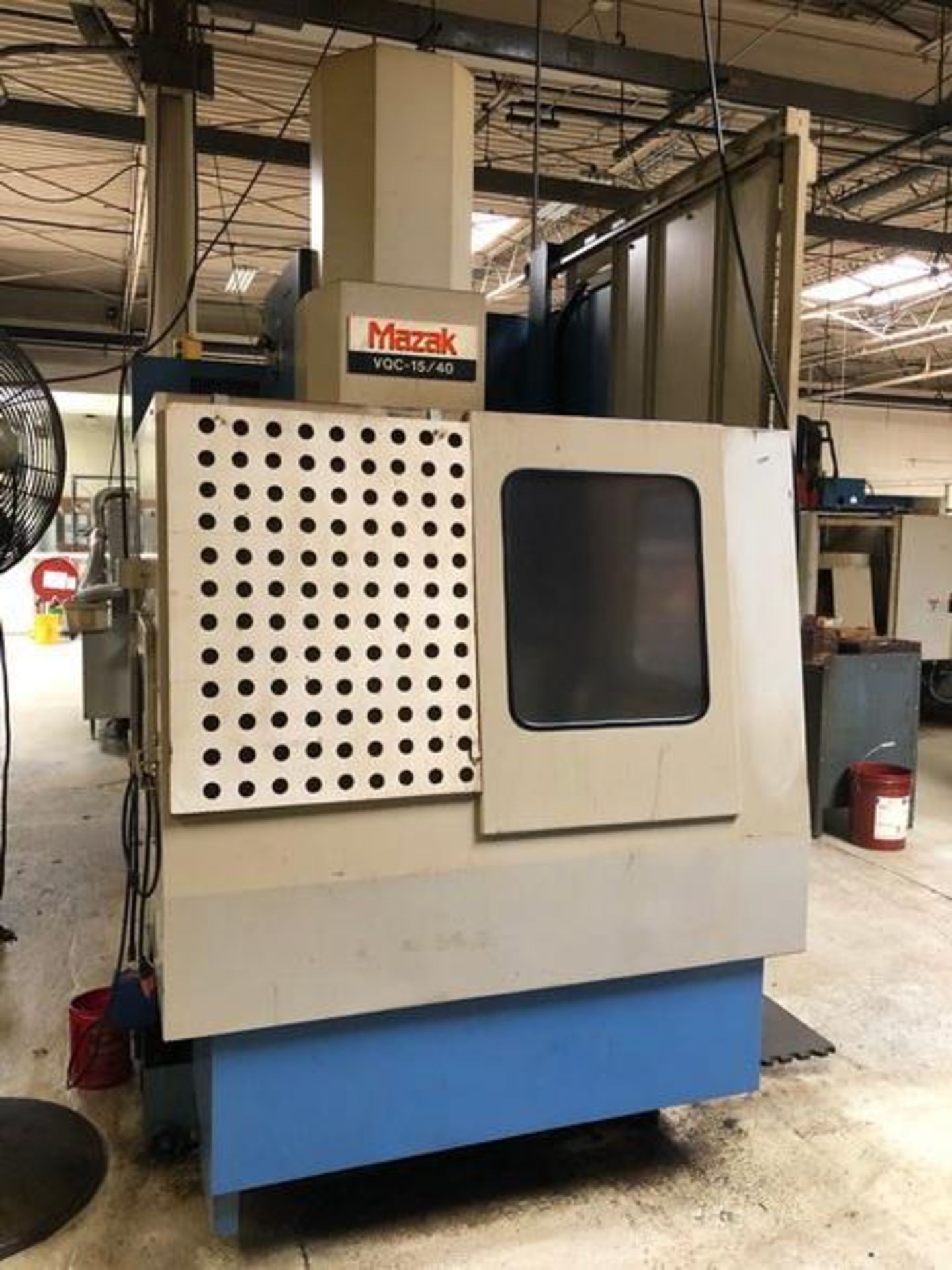 Mazak Model VQC-15/40 CNC Vertical Machining Center S/N 77827, 16"x35", 16-Position ATC, Yuasa 5c Ro