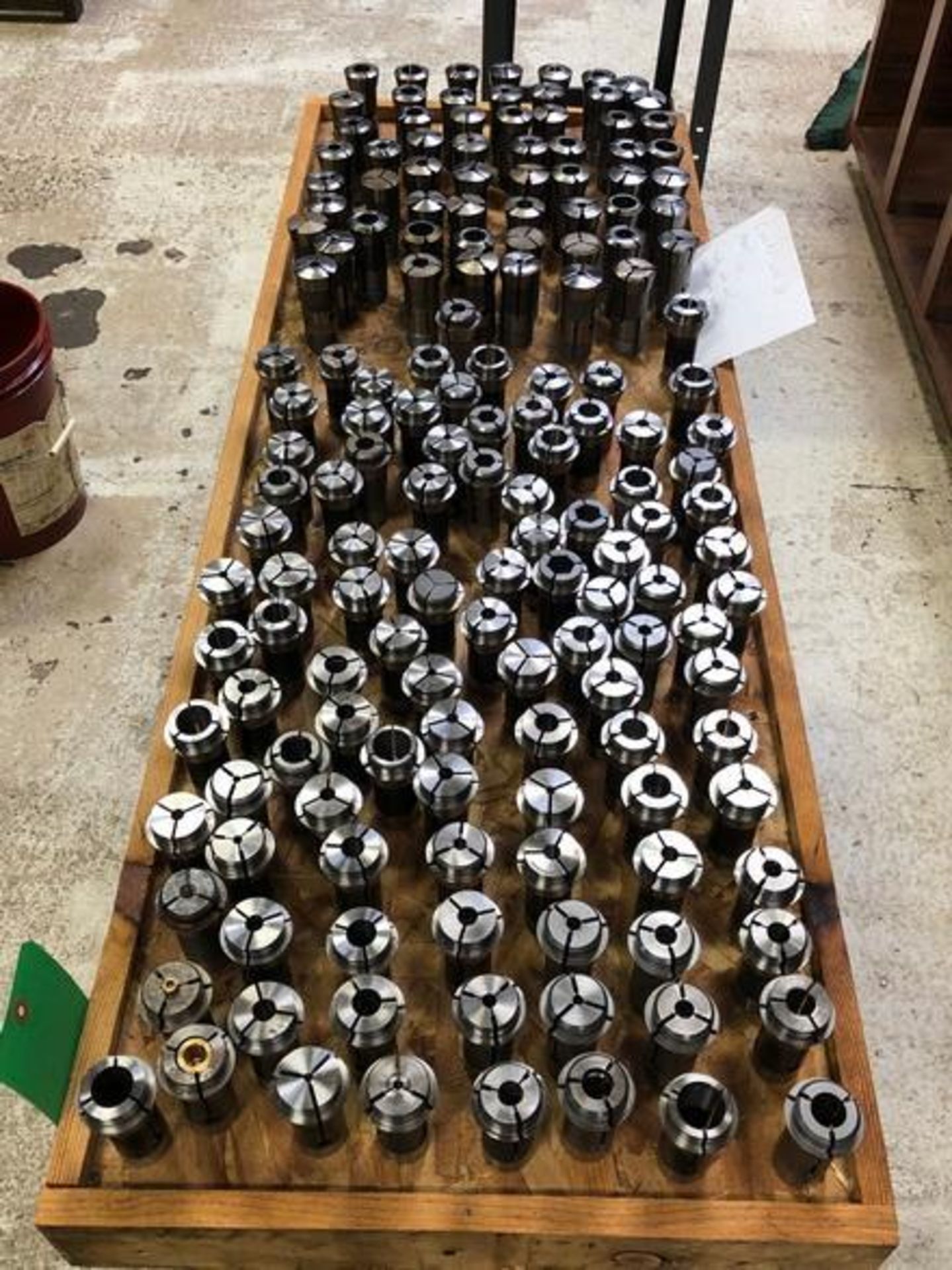 Guide Bushings for Hanwha XD32H CNC Screw Machine with wood table size 51" x 19" x 32". - Image 2 of 5