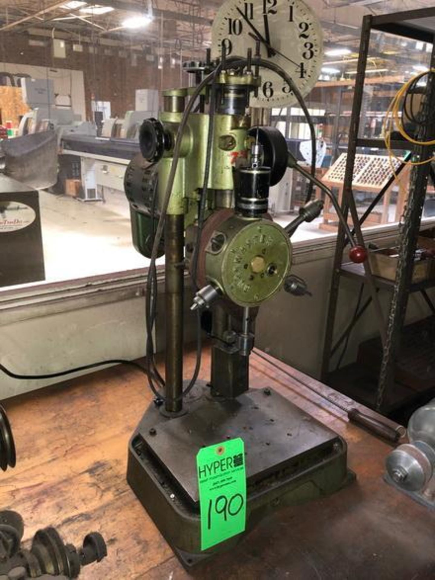 Burgmaster 6 Model OB Tapping Drilling station Spindle Turret Drill Press 1/3 HP - Image 2 of 6