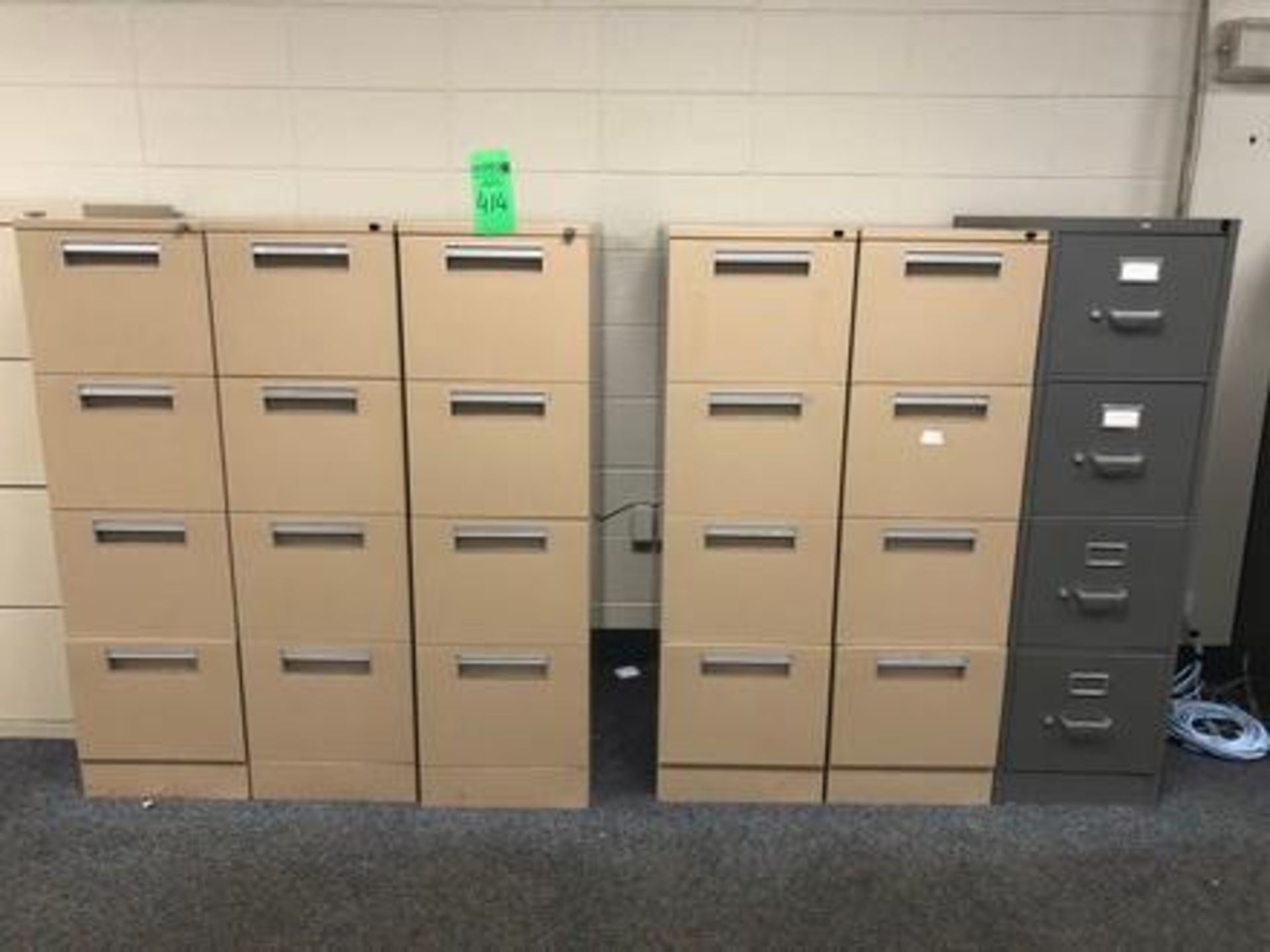 6 Vertical File Cabinets 5 Drawers