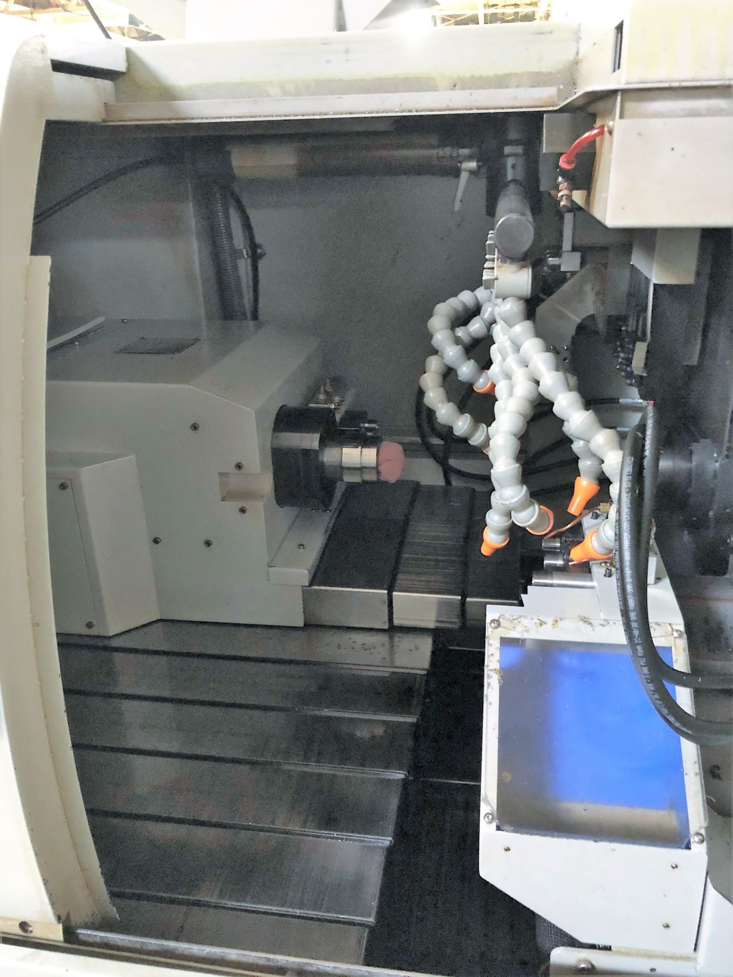 Hanwha 32mm XD32H 7-Axis CNC Swiss Lathe S/N XD-32-CH-0559 (2012) Fanuc Hanwha-I Series CNC Control - Image 4 of 12