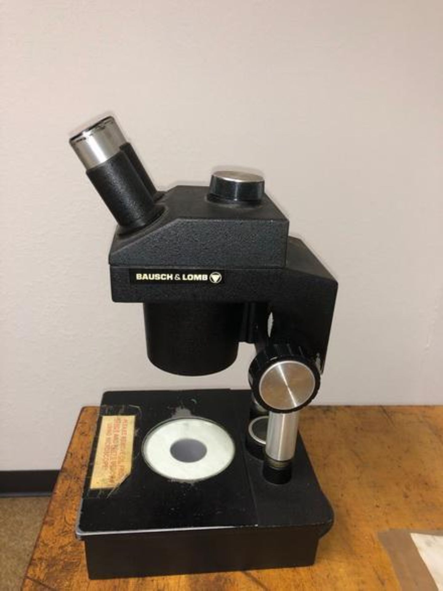 Bausch & Lomb Binocular Microscope Illuminator Model ASZ30L3 Vintage With plate to include Assortmen - Image 10 of 17