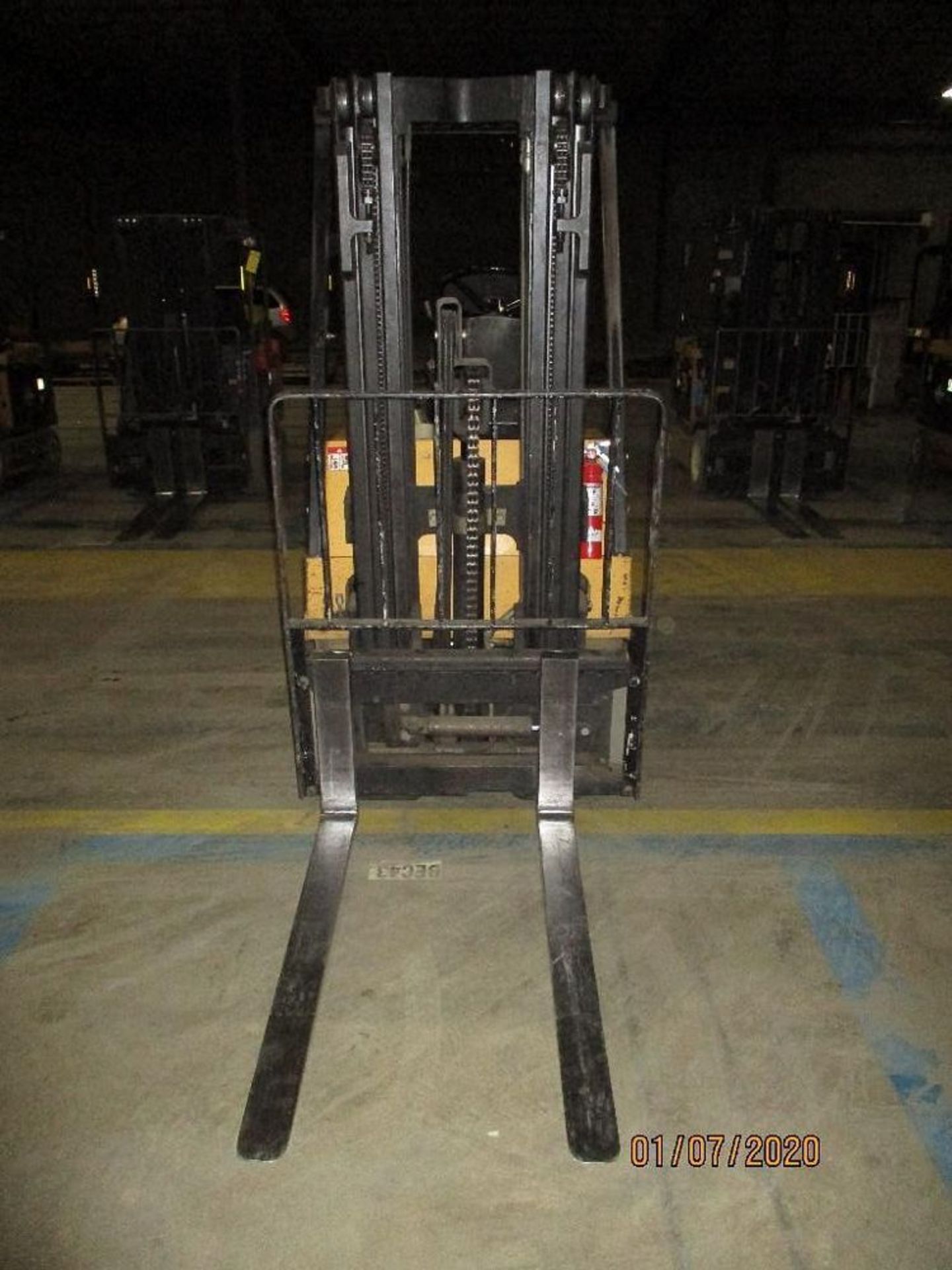 Hyster Electric Forklift (ML102) Double Mast, Side Shift, 48" Forks, Approx. Height Reach 187", 5,35 - Image 5 of 7