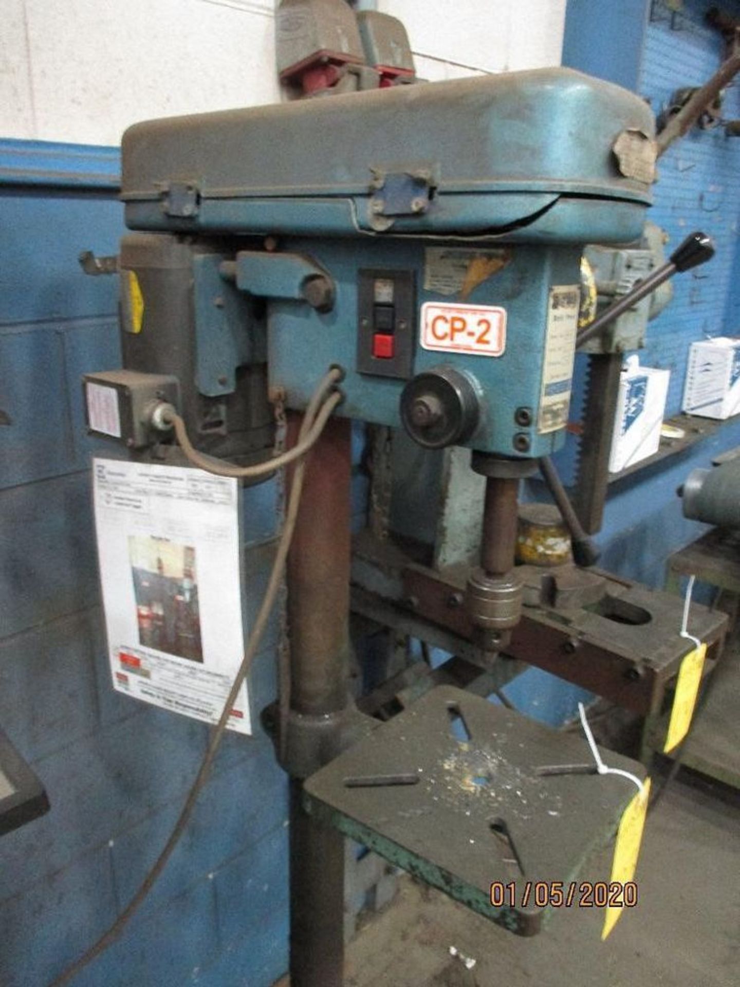 Yuasa Drill Press, 5/8" Drilling Capacity, M/N AX-58 S/N 521751 - Image 2 of 4